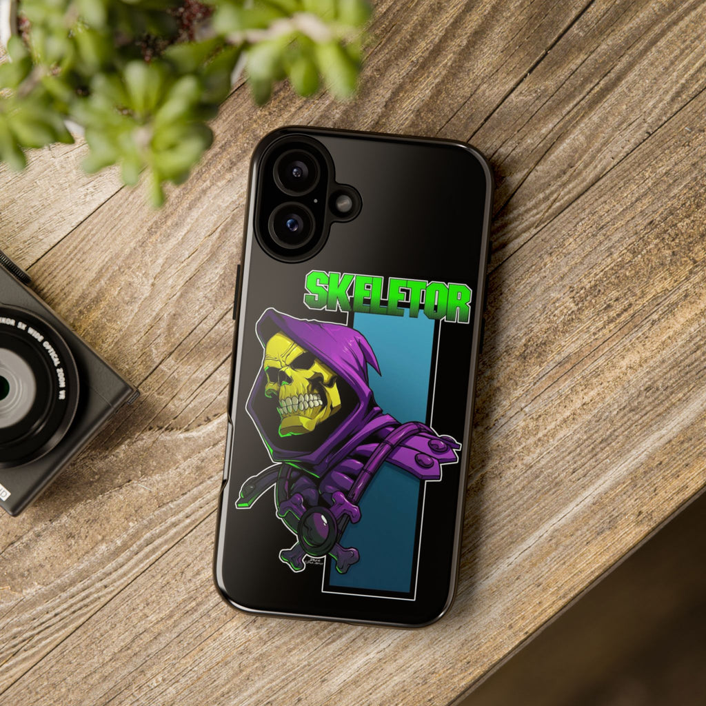 Skeletor Tough Cases for iPhones, Samsung, and Pixel