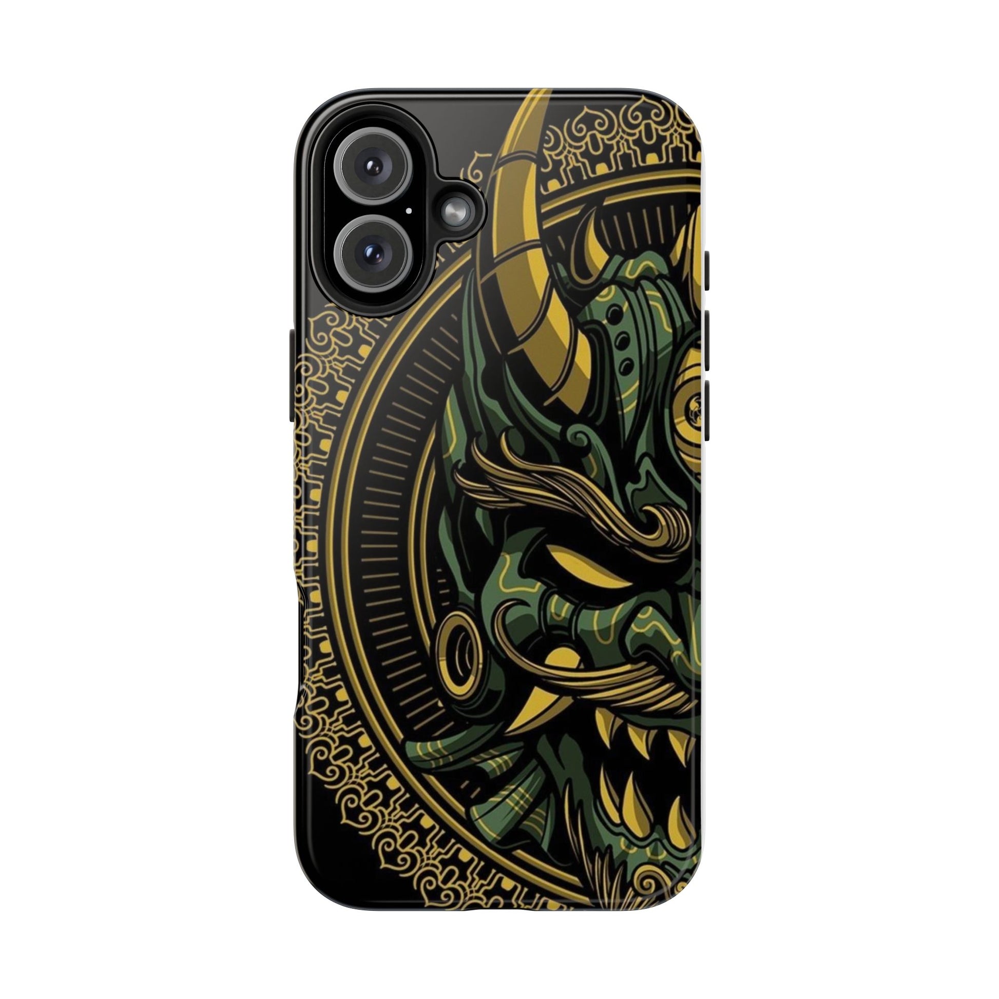 Kabuki Mask Theme Phone Cases for Iphones & Samsung Durable