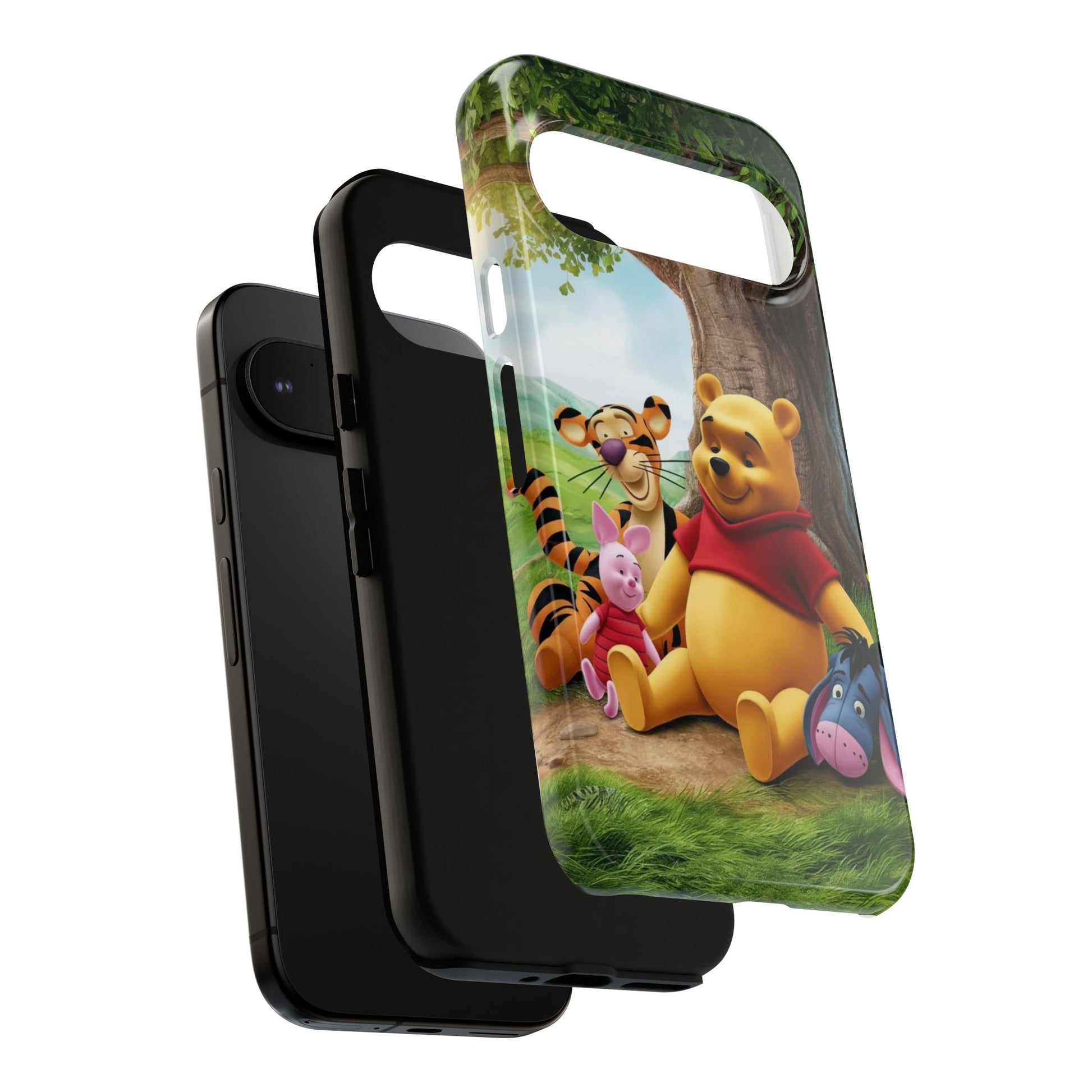 Cute Pooh Bear Phone Case, Tough Cases, Disney Phone for iPhones, Samsung, and Pixel