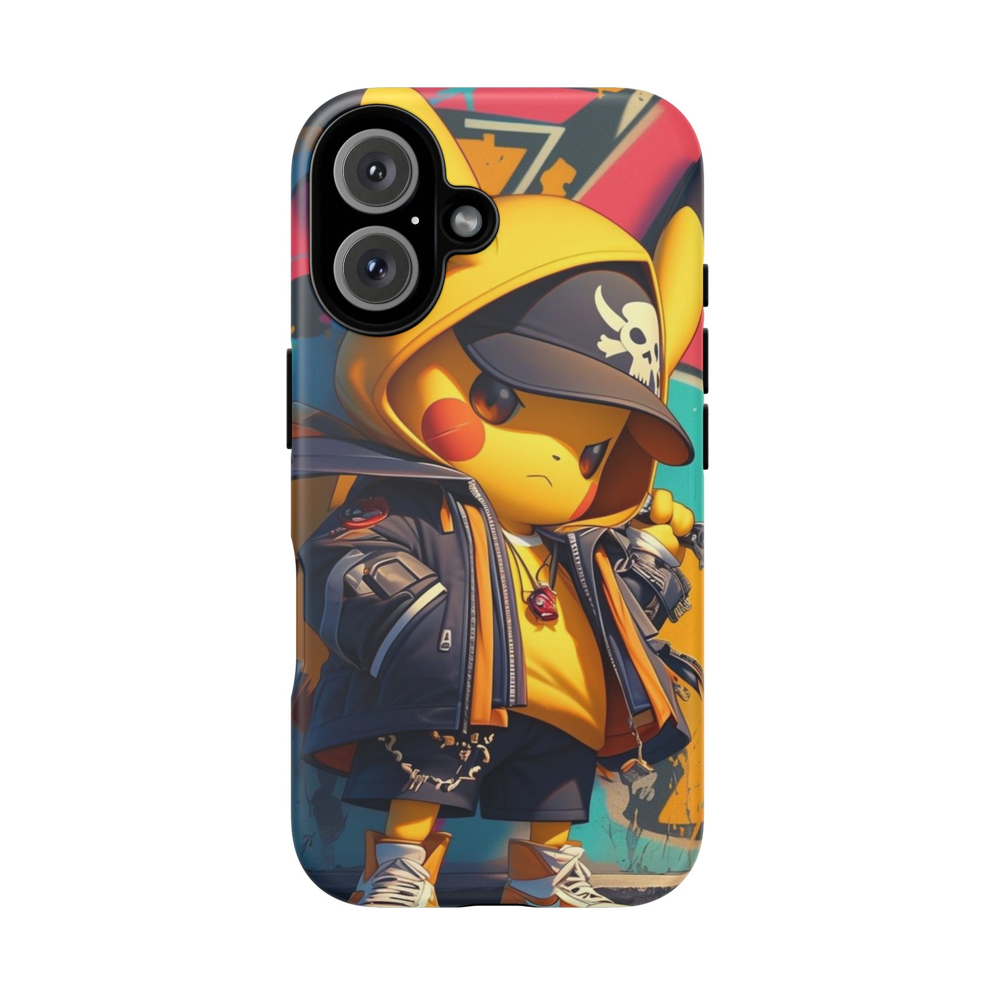Cute Poke Bear Phone Case, Tough Cases for iPhones, Samsung, and Pixel