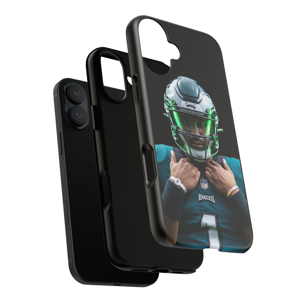 Eagles Football Jalen Hurts Tough Cases for iPhones, Samsung, and Pixel