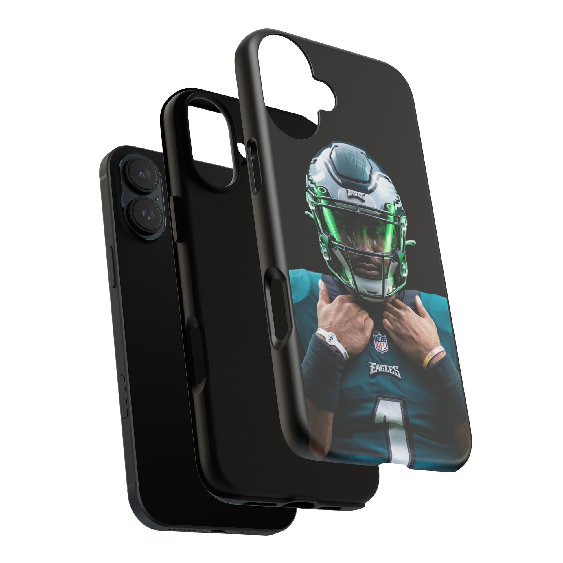 Eagles Football Jalen Hurts Tough Cases for iPhones, Samsung, and Pixel