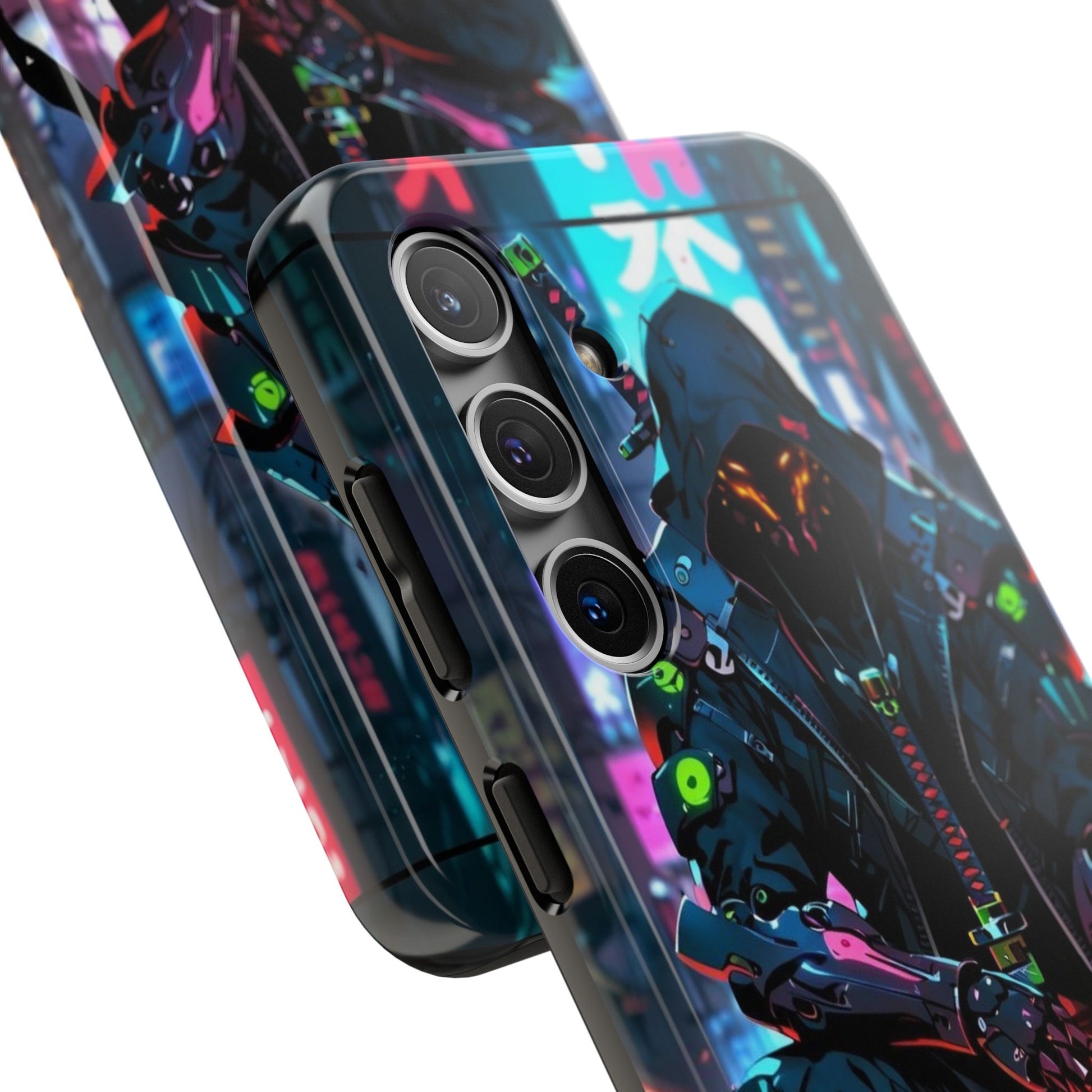 Cyber Ninja Gamer Phone Cases for Iphones & Samsung Phones