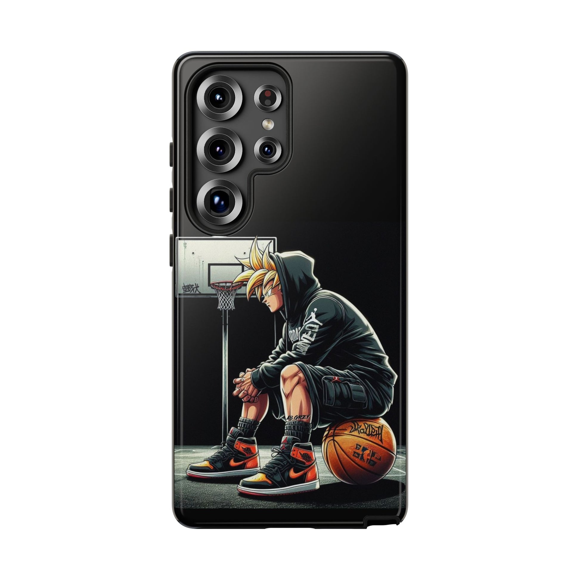 Son Goku Basketball Tough Cases for iPhones, Samsung, and Pixel