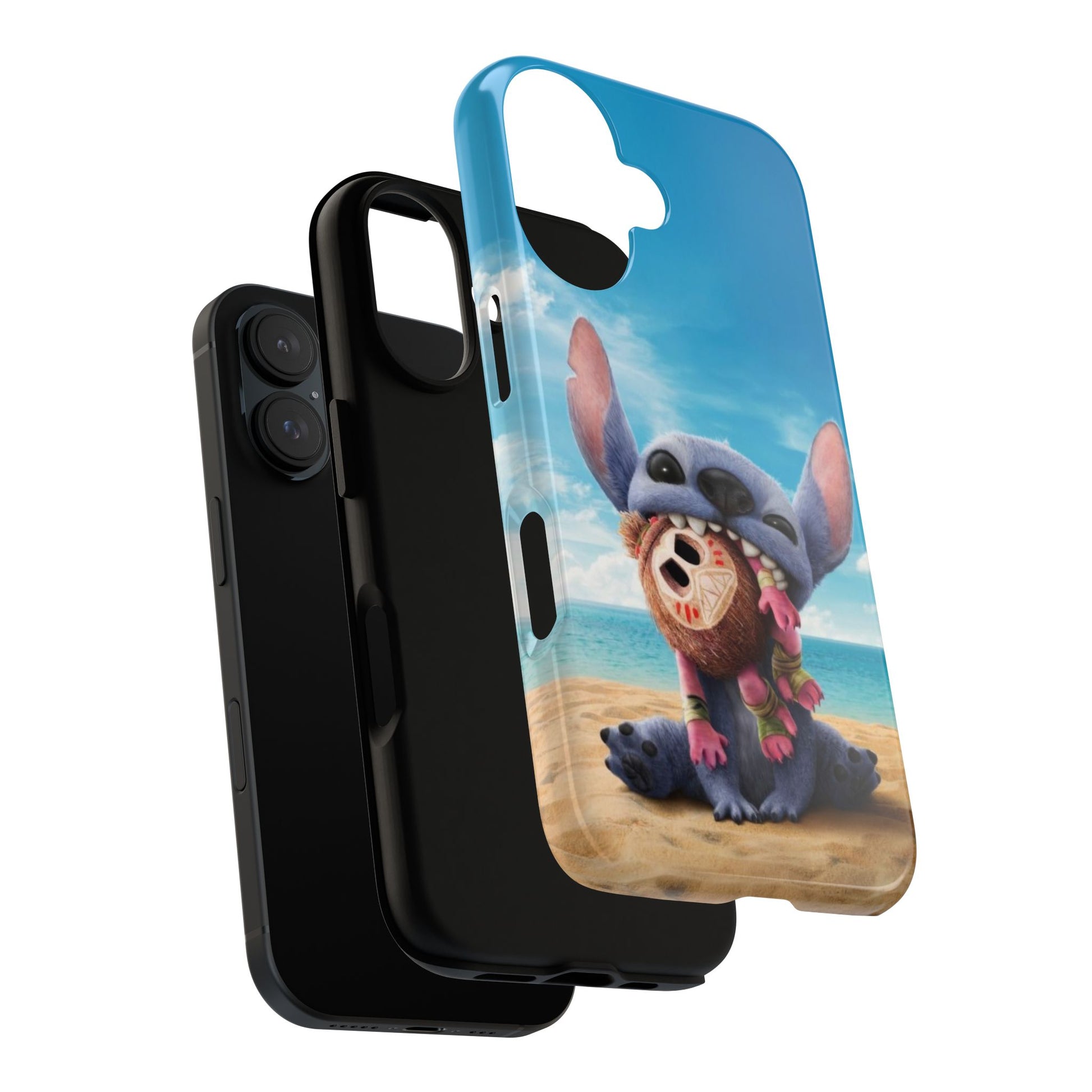 Stitch Beach Sunset Landscape Phone Case for iPhone, Samsung Galaxy, & Pixel Phones
