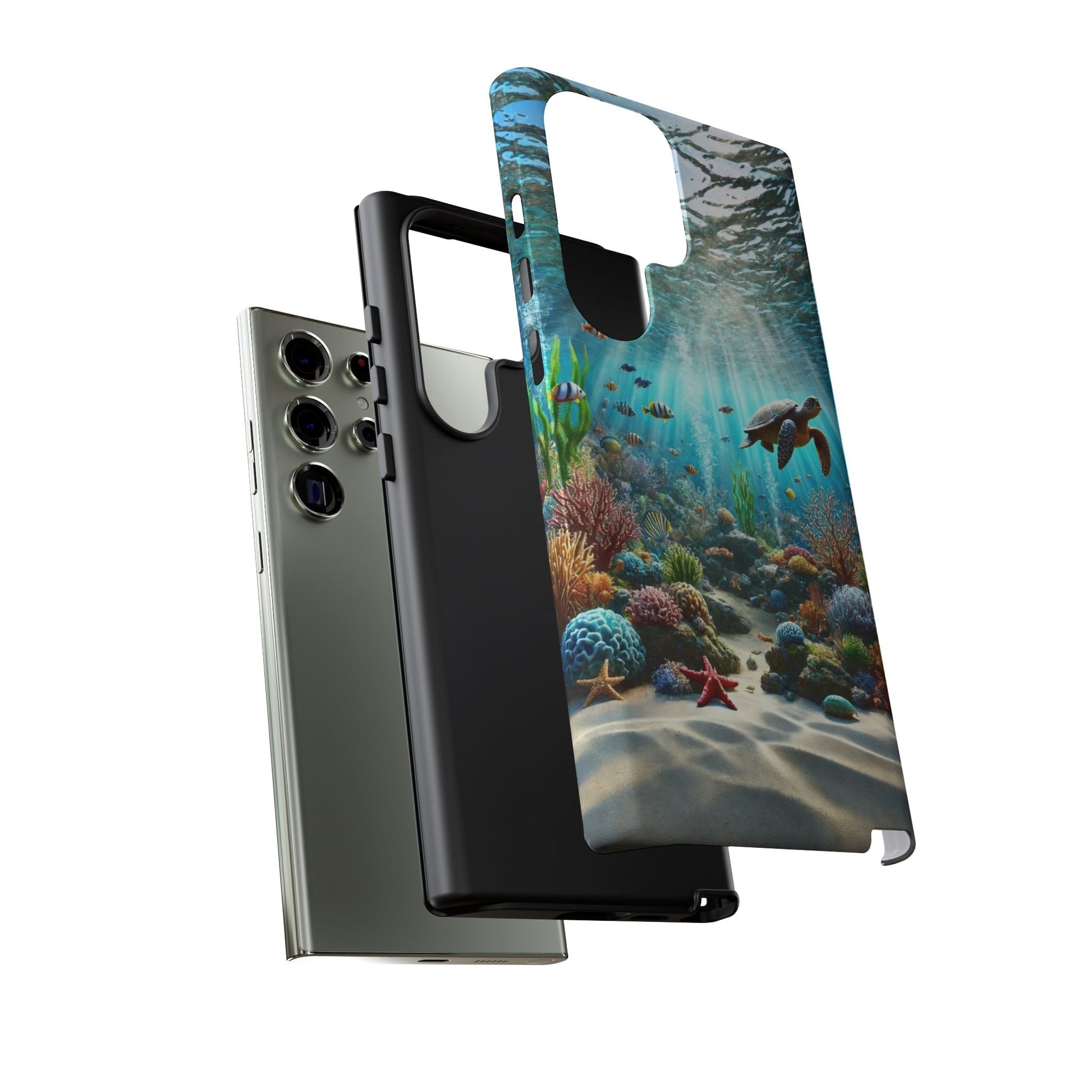 Under Sea Landscape Tough Cases for iPhones, Samsung, and Pixel
