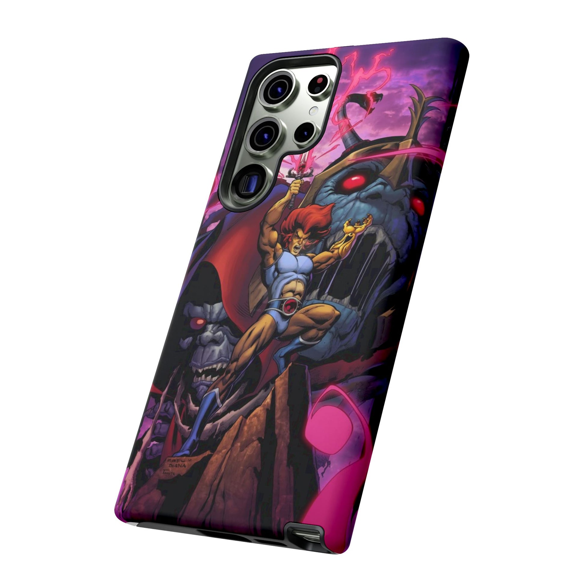 Thundercats Lion O x Mumra Tough Cases for iPhones, Samsung, and Pixel