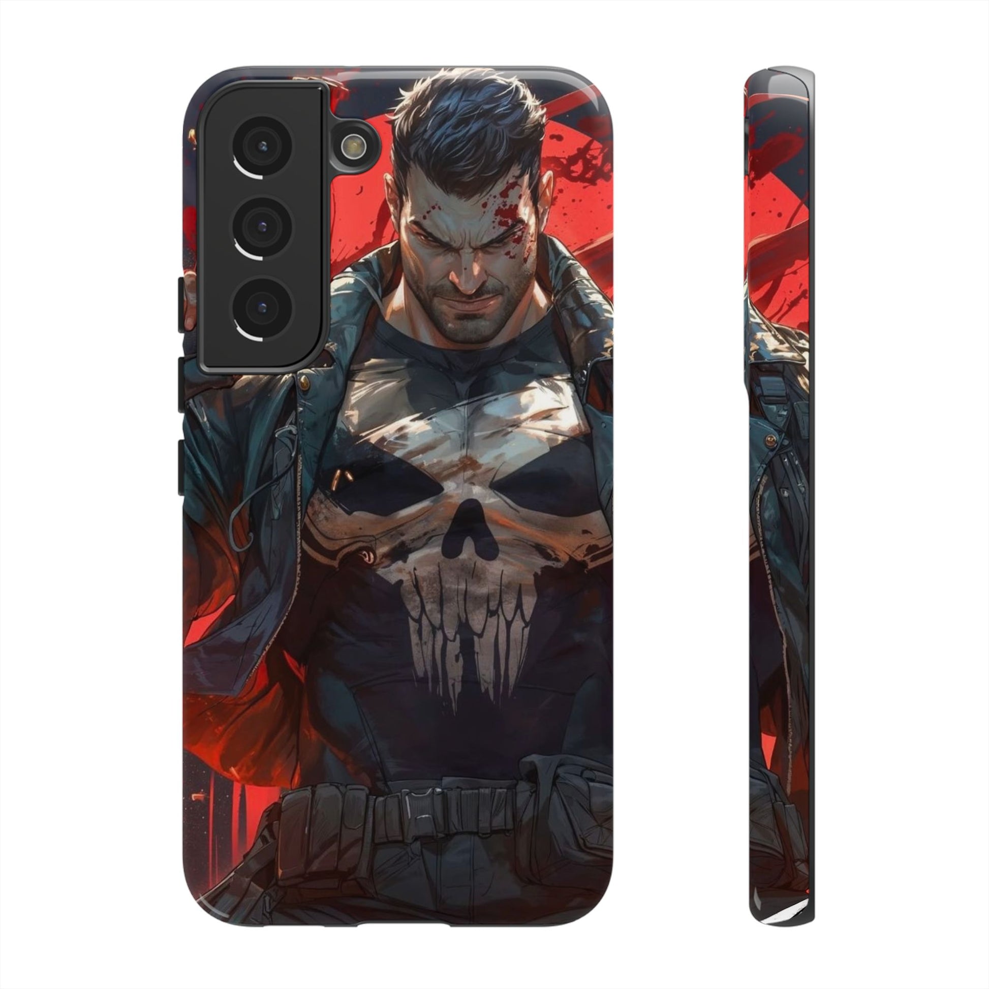 Punisher Tough Cases for iPhones, Samsung, and Pixel