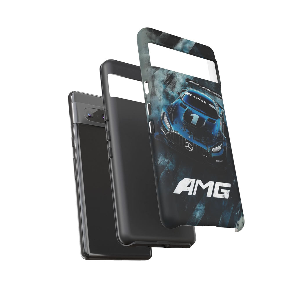 Mercedes AMG Racing Car Tough Cases for iPhones, Samsung, and Pixel