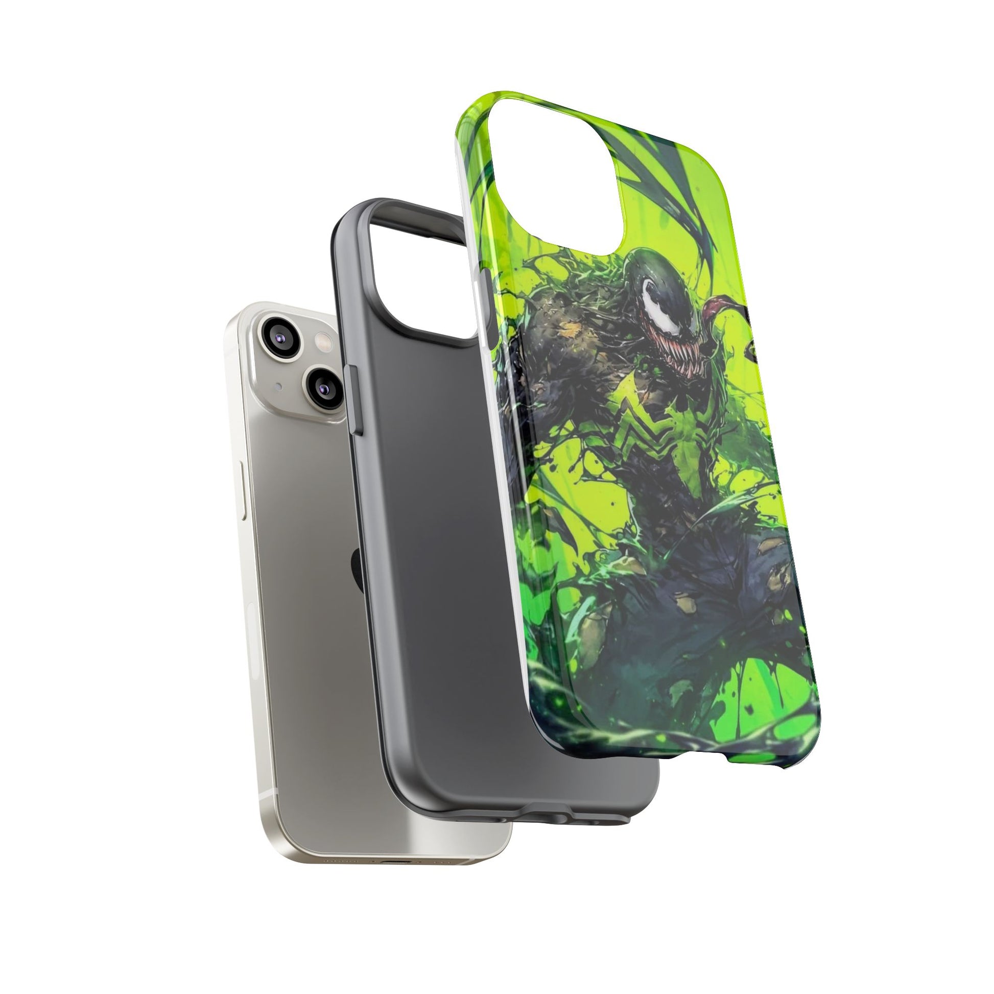 Evil Venom Phone Case, Tough Cases, Marvel Comics Phone for iPhones, Samsung, and Pixel