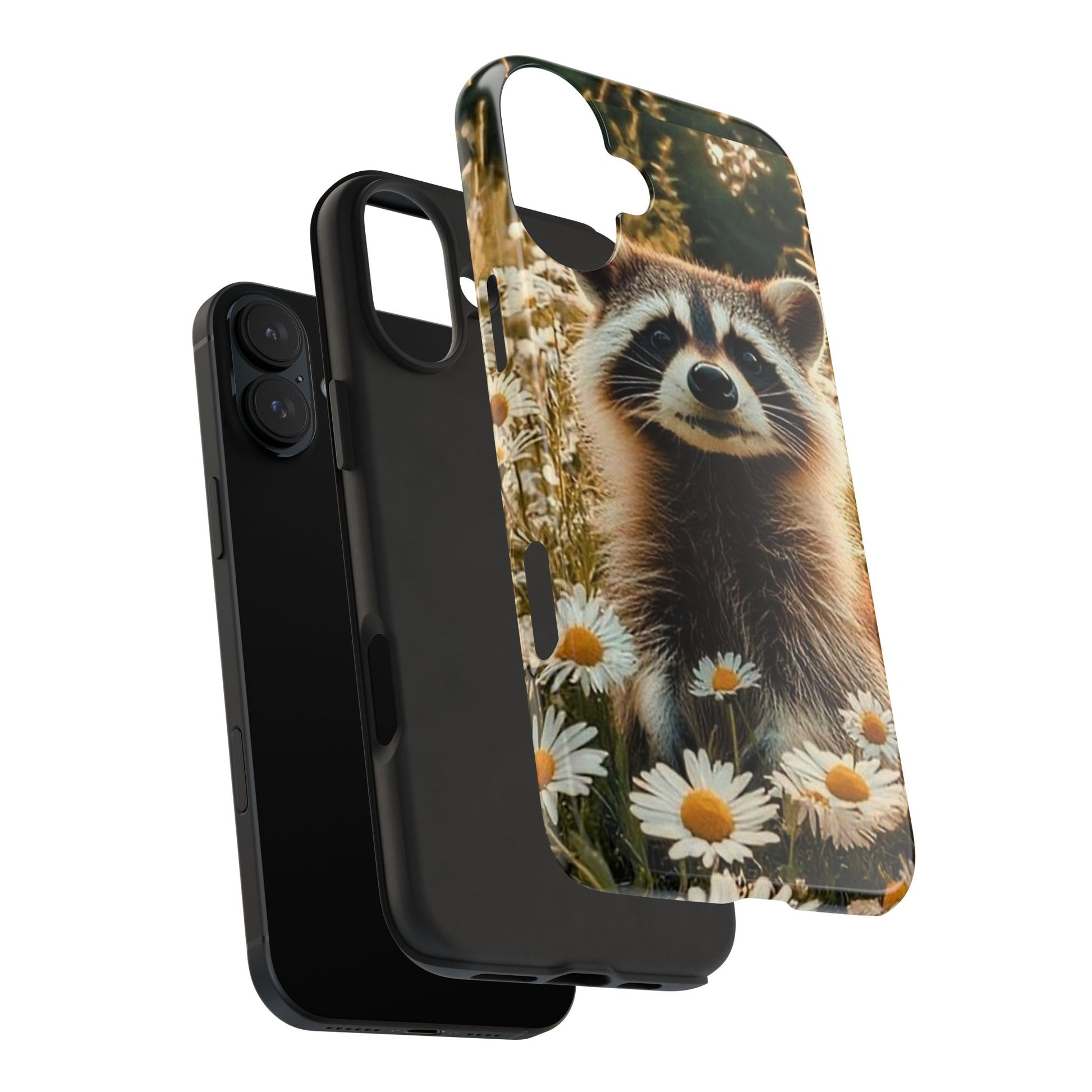 Cute Raccoon Theme Phone Cases for iPhones & Samsung Phones