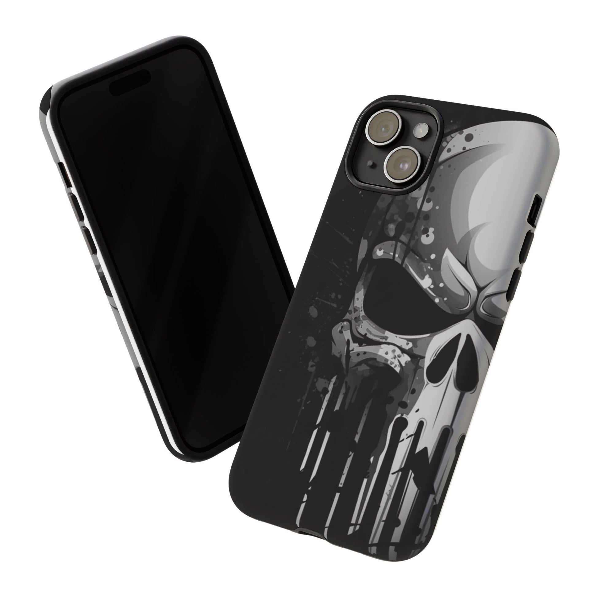 Punisher Skull Tough Cases for iPhones, Samsung, and Pixel