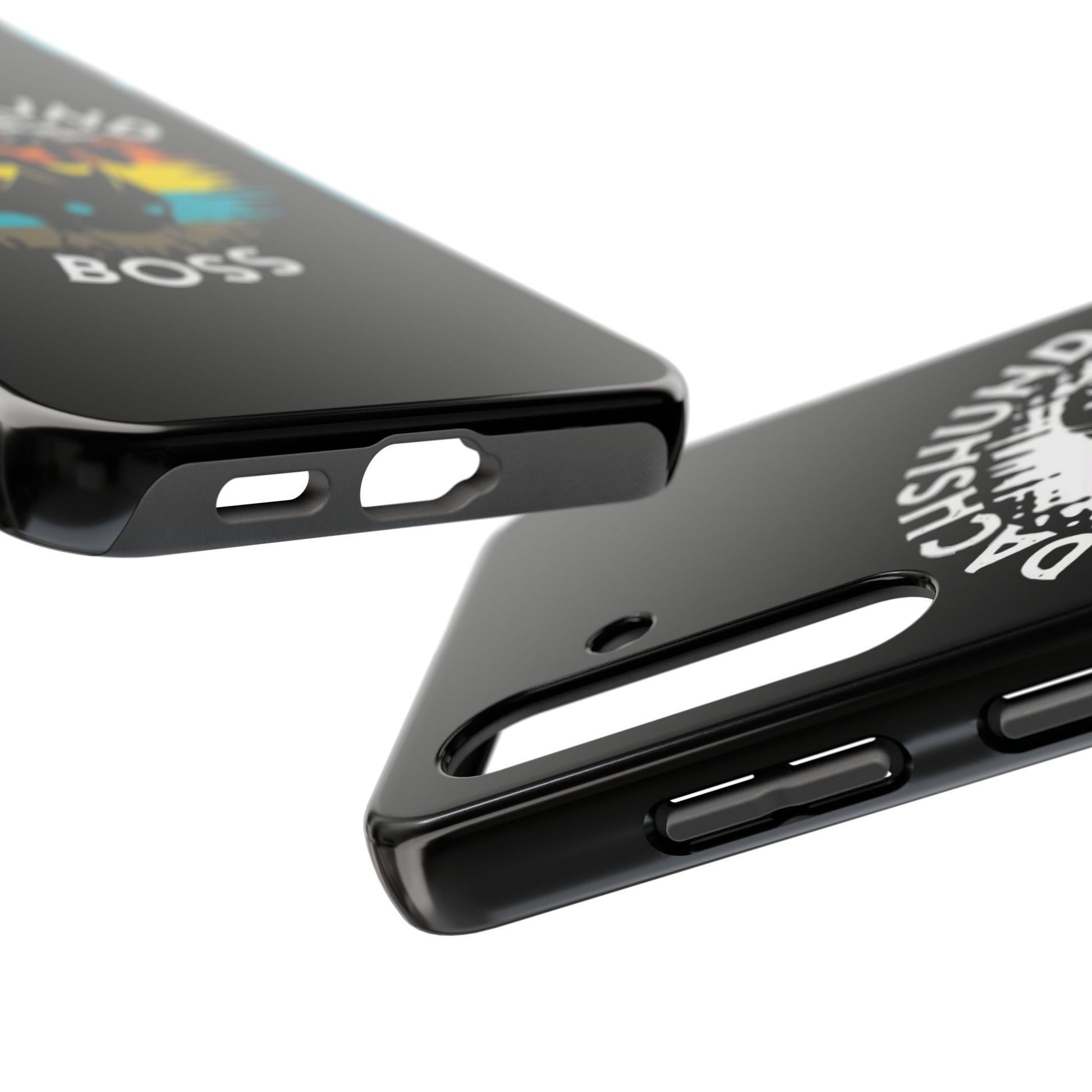 Dachshund Boss Theme Phone Cases for iPhones & Samsung Phones