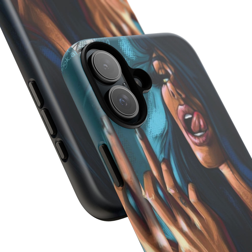 Tough Girl Theme Urban Design Cases for iPhones, Samsung, and Pixel