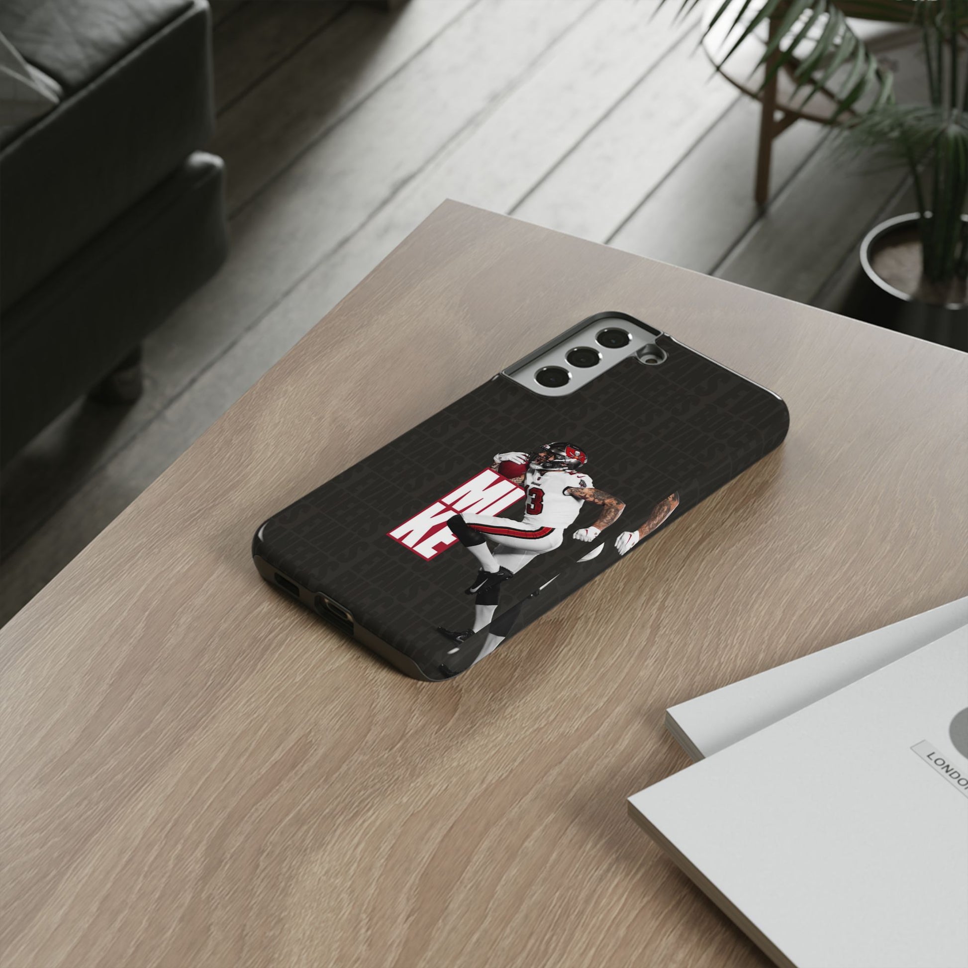 Mike Evans Football Tampa Bay Buccaneers Tough Cases for iPhones, Samsung, and Pixel