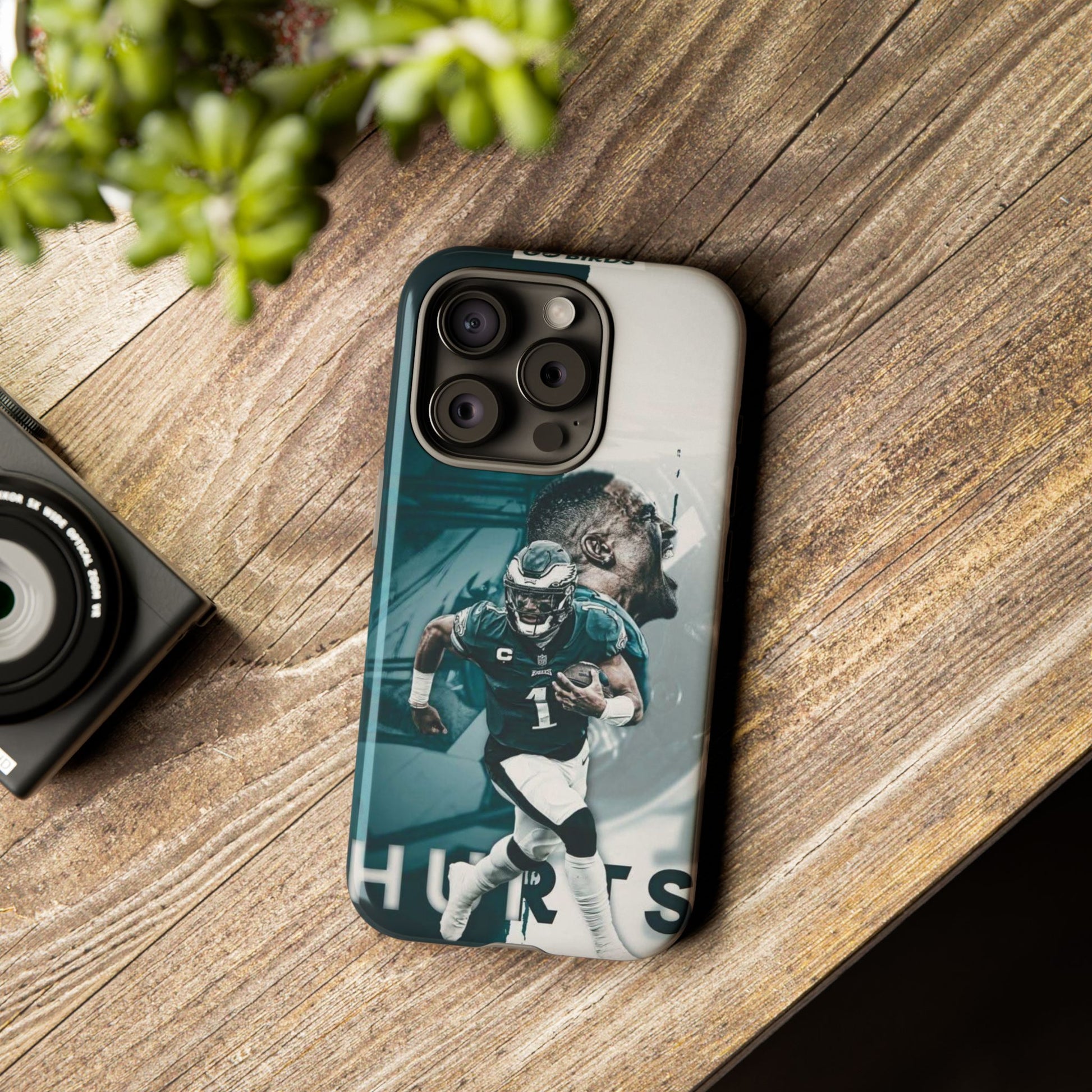 Jalen Hurts Eagles Football Tough Cases for iPhones, Samsung, and Pixel
