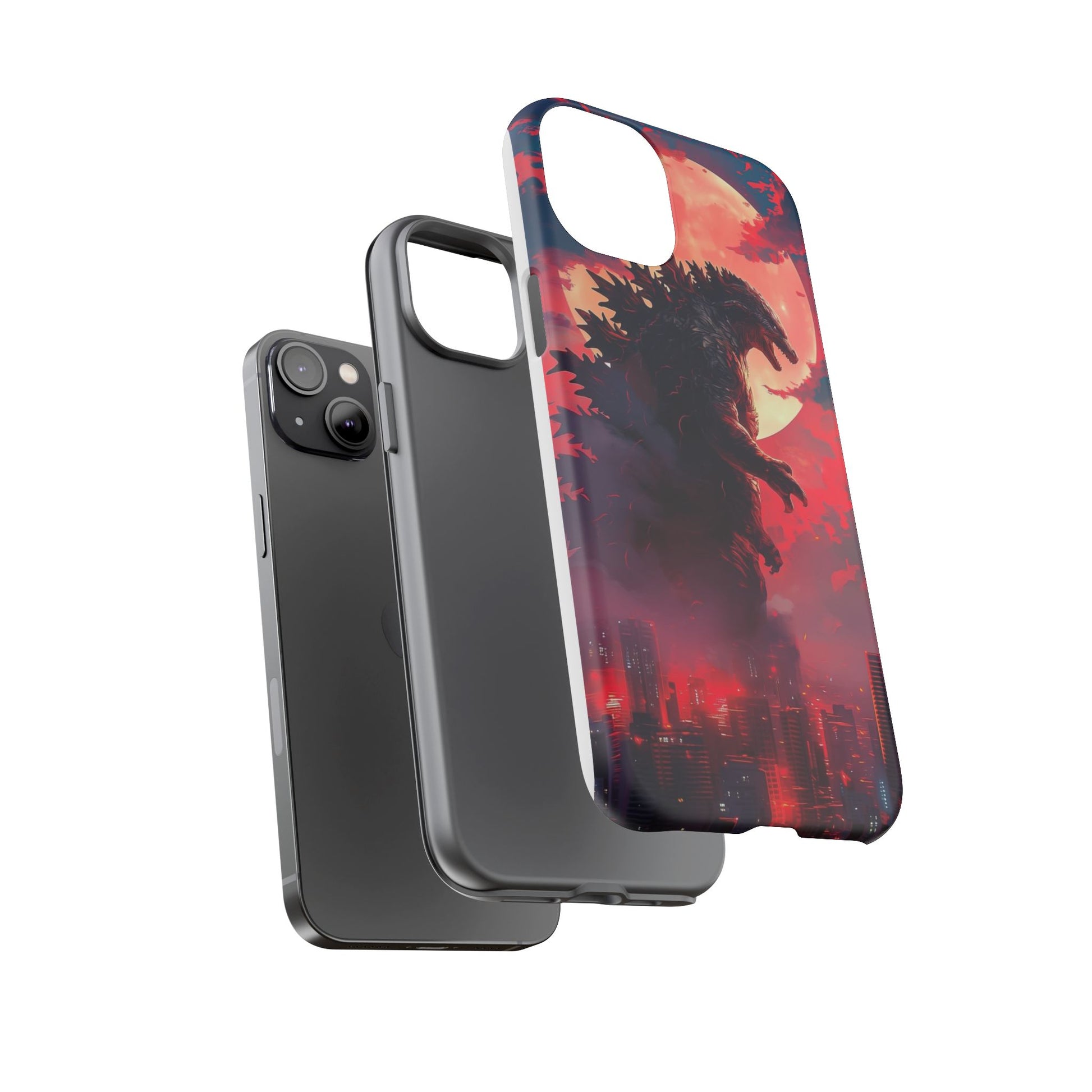 King of Monsters Godzilla Tough Phone Cases for iPhones, Samsung, and Pixel