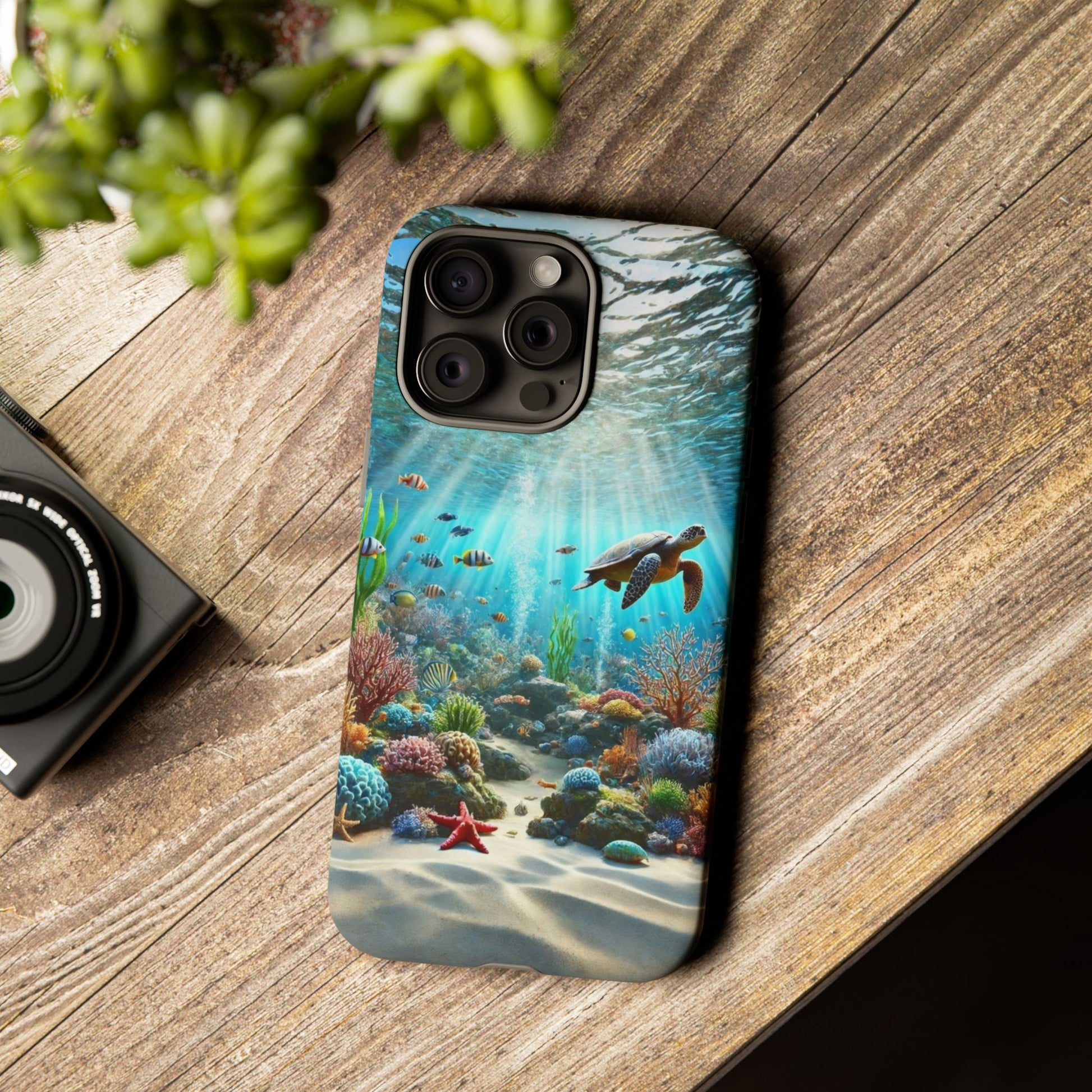 Under Sea Landscape Tough Cases for iPhones, Samsung, and Pixel