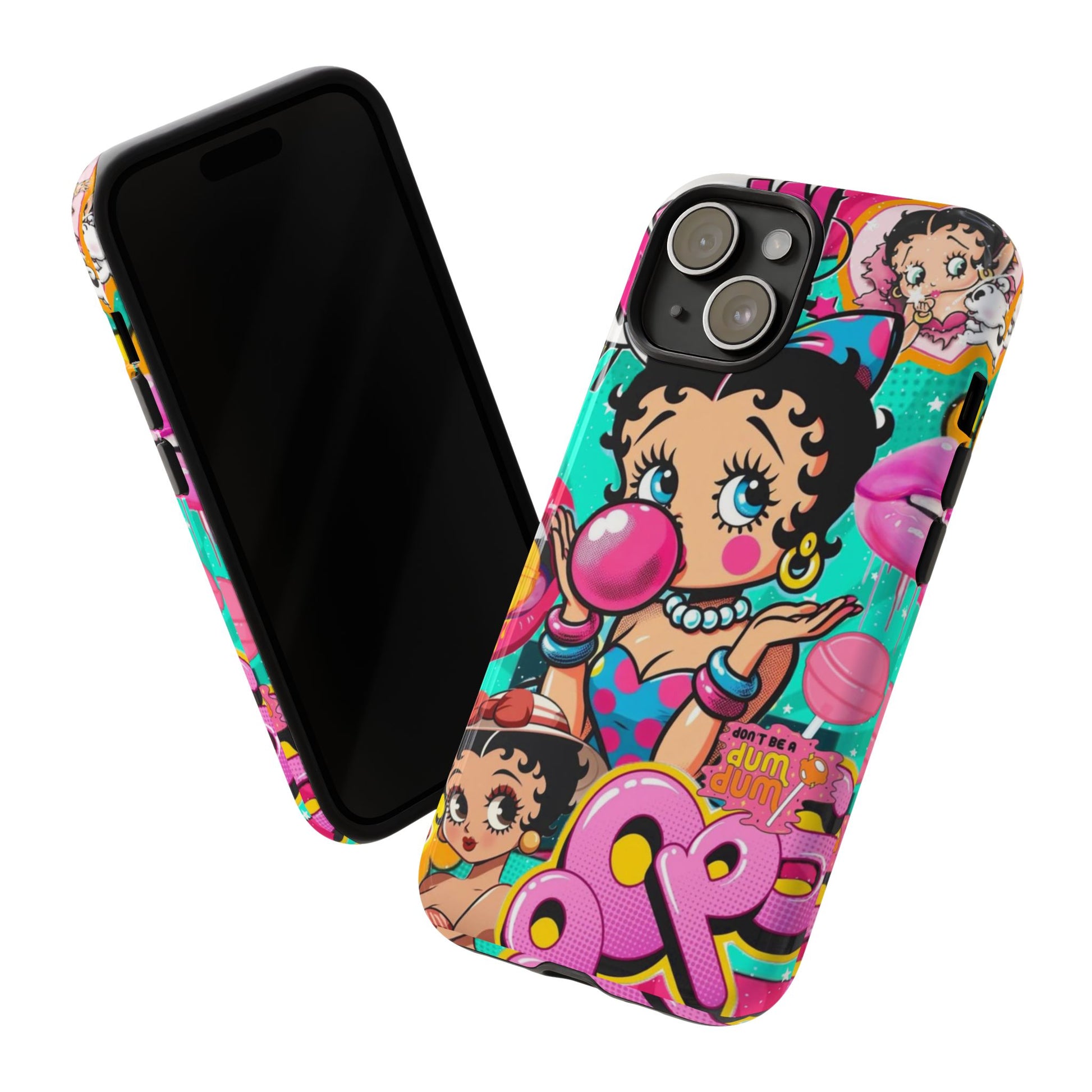 Betty Boop Comic Strip Phone Case for iPhone, Samsung Galaxy, & Pixel Phones