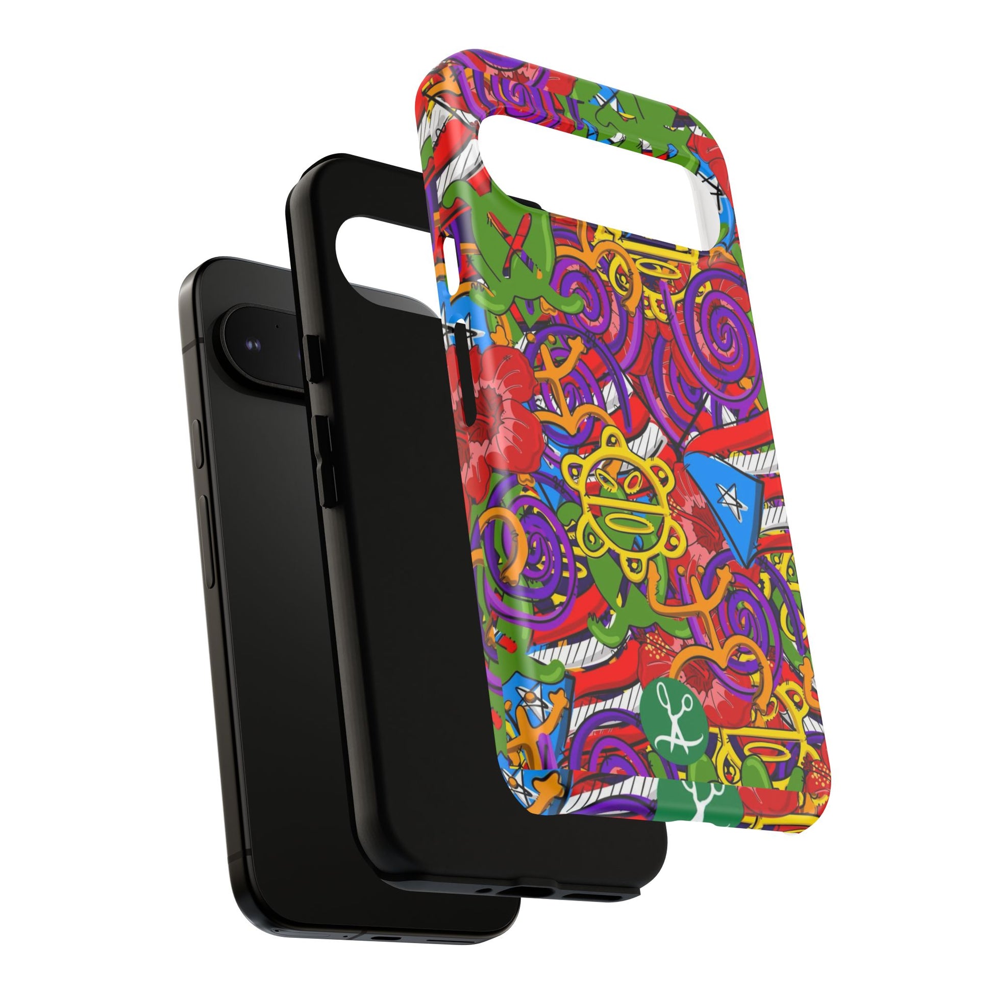 Puerto Rico Taino Tribal Art Tough Cases for iPhones, Samsung, and Pixel