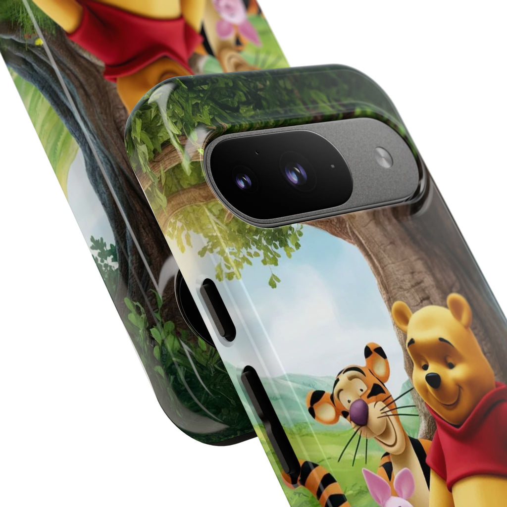 Cute Pooh Bear Phone Case, Tough Cases, Disney Phone for iPhones, Samsung, and Pixel