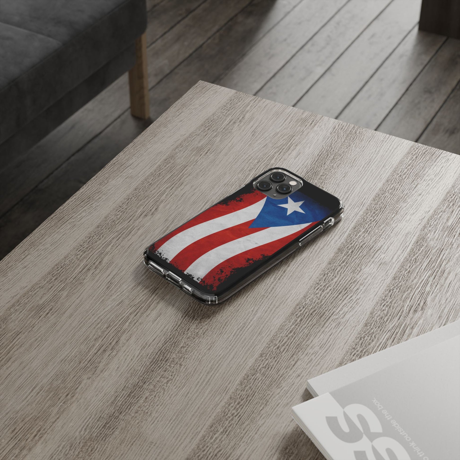Puerto Rican Flag Art Inspired Iphone and Samsung Protective case