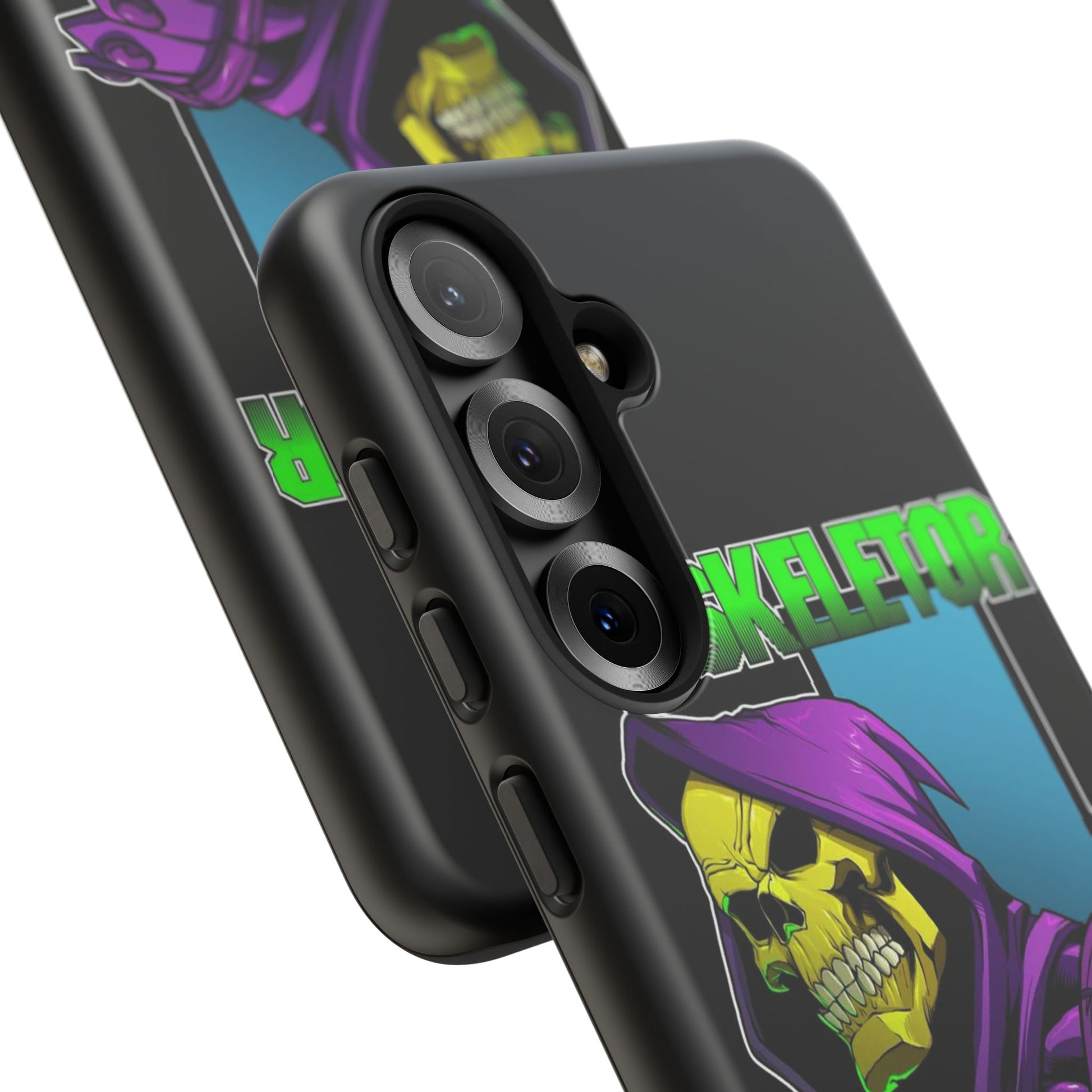 Skeletor Tough Cases for iPhones, Samsung, and Pixel