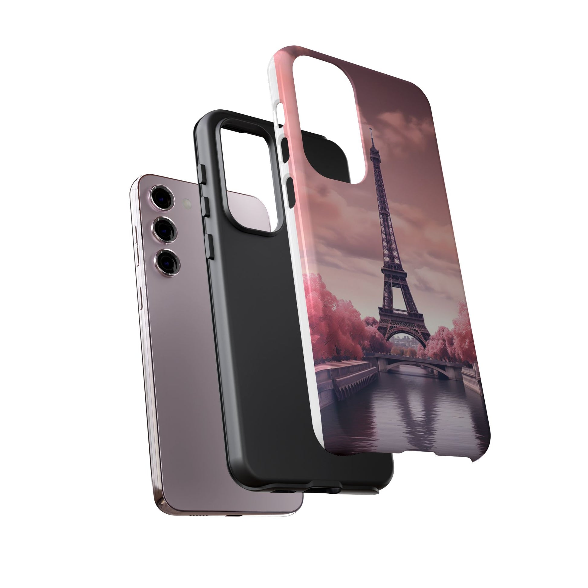 Eiffel Tower Paris Tough Cases for iPhones, Samsung, and Pixel