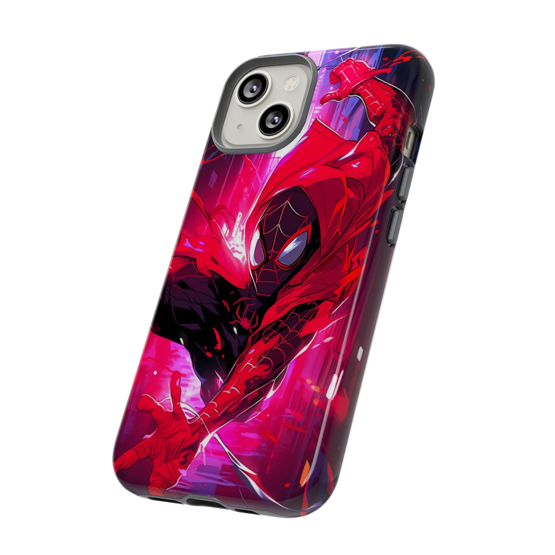 Miles Morales Spiderman Phone Case, Tough Cases for iPhones, Samsung, and Pixel