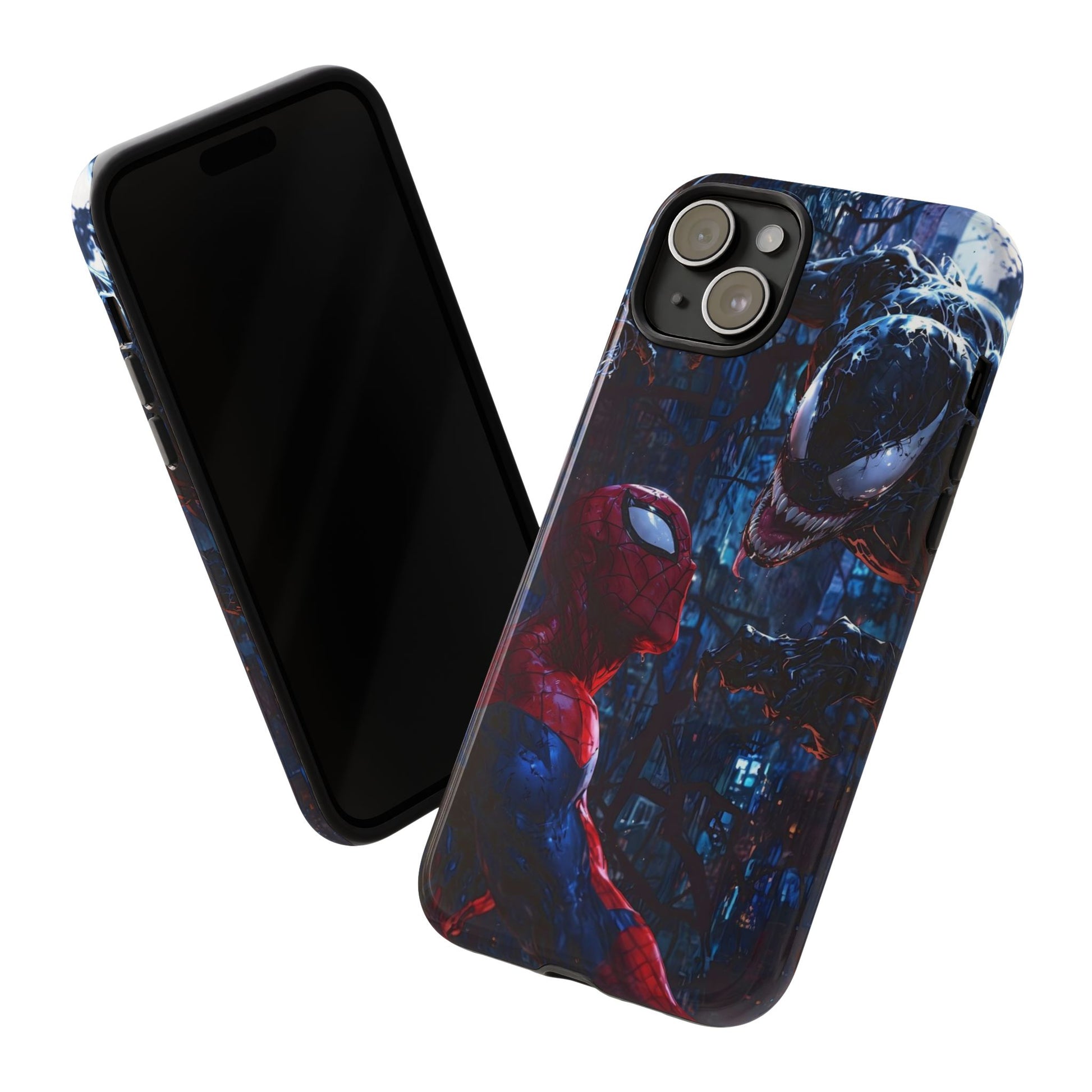 Venom x Spiderman Phone Case, Tough Cases for iPhones, Samsung, and Pixel