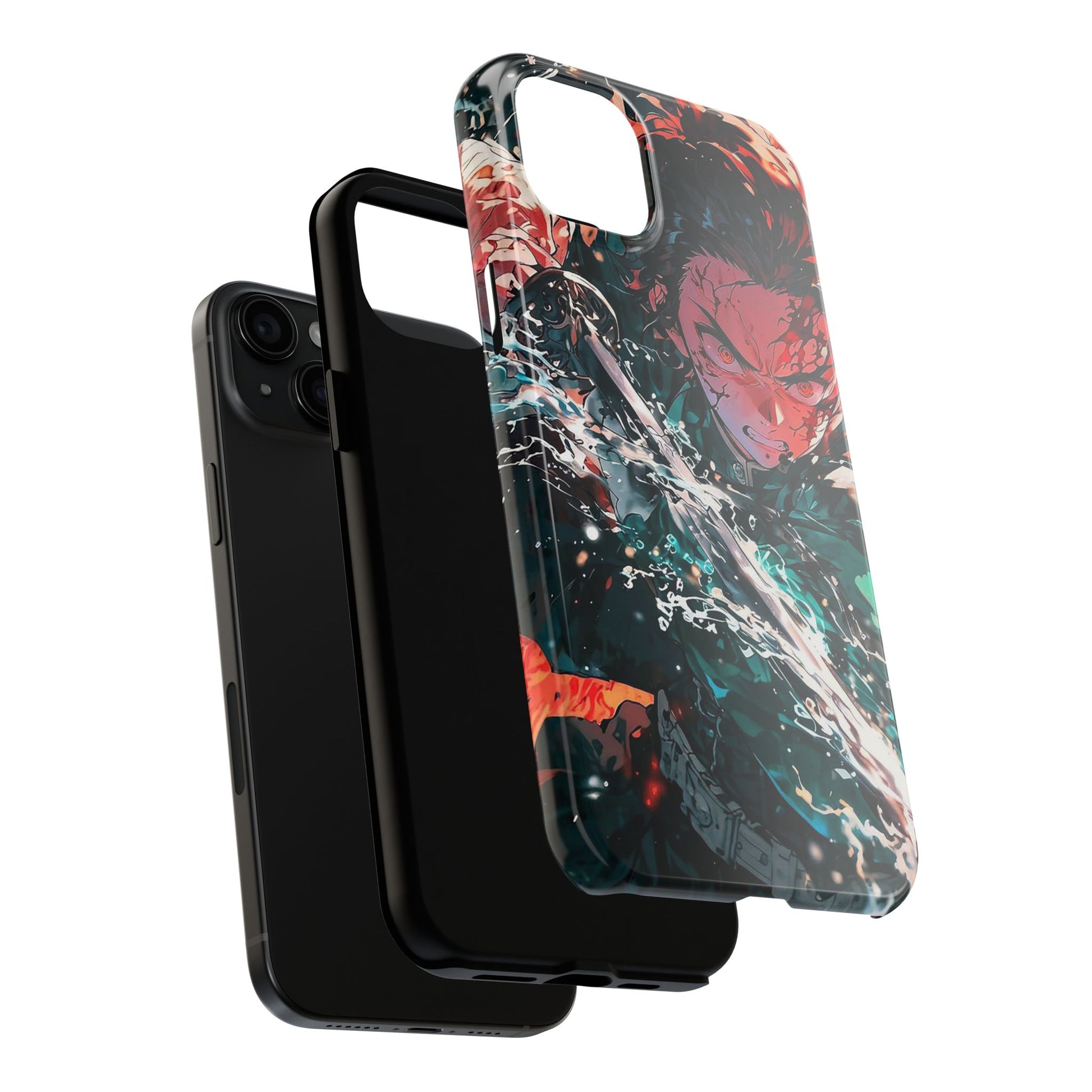 Demon Slayer Tanjiro Art Phone Case for iPhone & Samsung Galaxy Phones