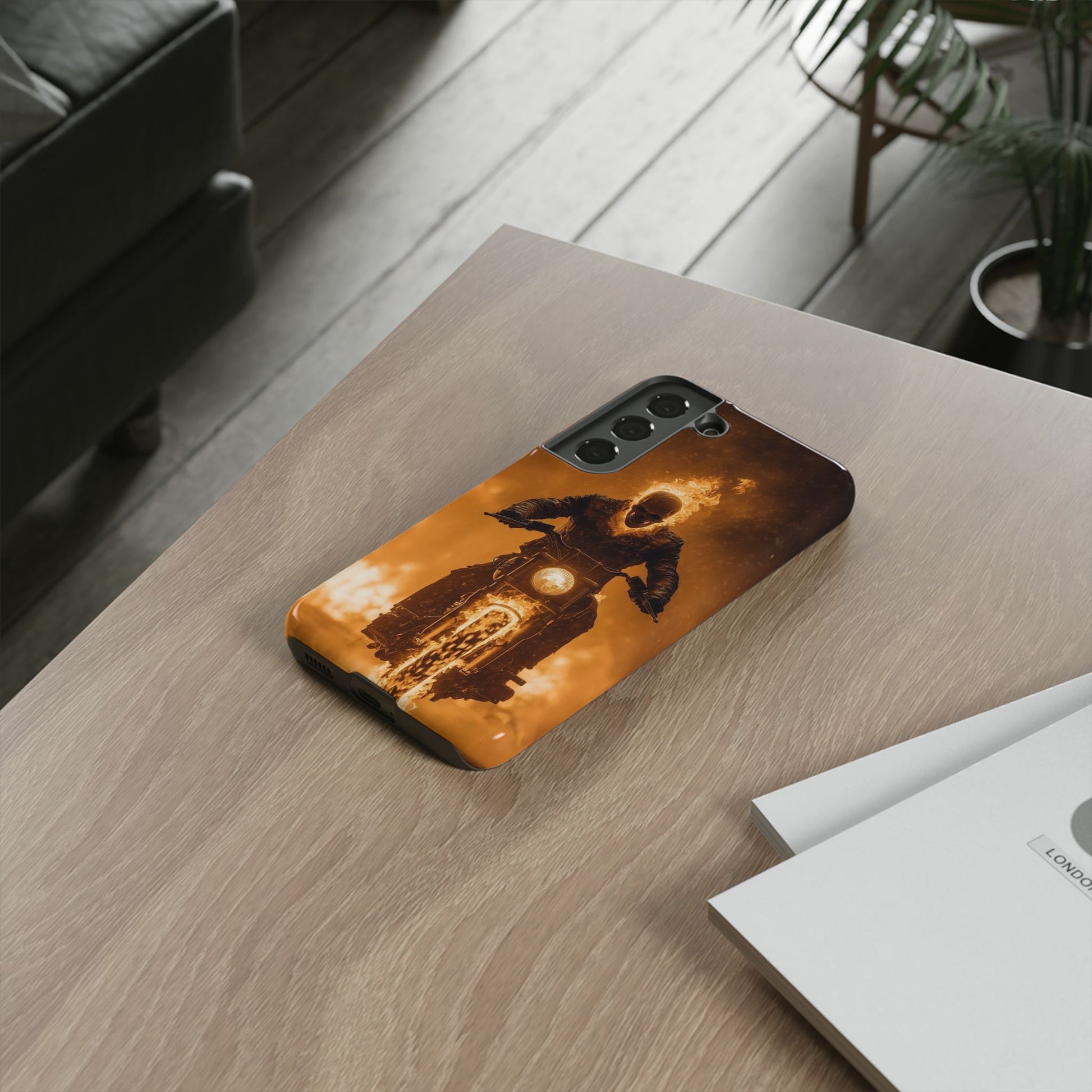 Marvel's Ghostrider Tough Cases for iPhones, Samsung, and Pixel