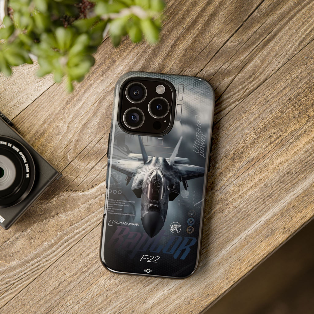 F-22 Raptor Fighter Jet Tough Cases for iPhones, Samsung, and Pixel