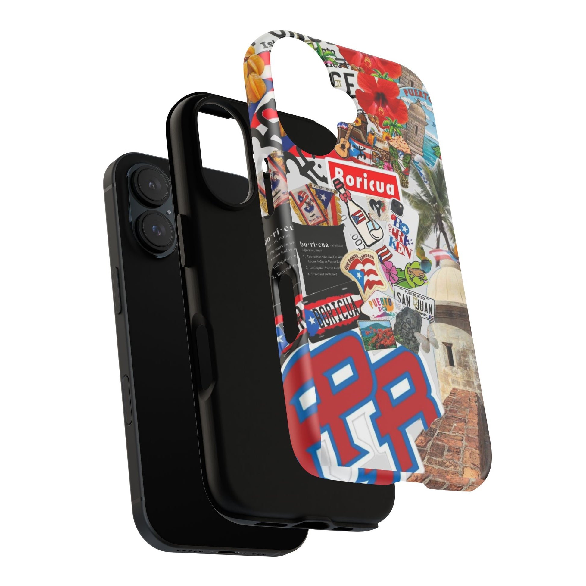 Puerto Rico Boricua Art Tough Cases for iPhones, Samsung, and Pixel