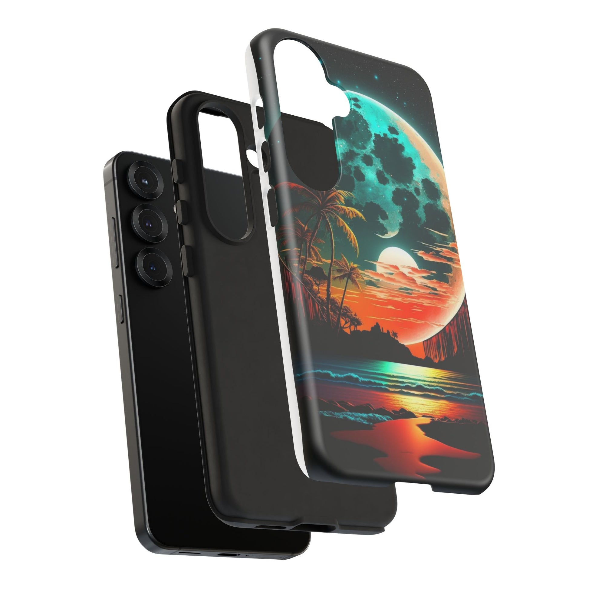 Fantasy Beach Sunset Landscape Phone Case for iPhone, Samsung Galaxy, & Pixel Phones