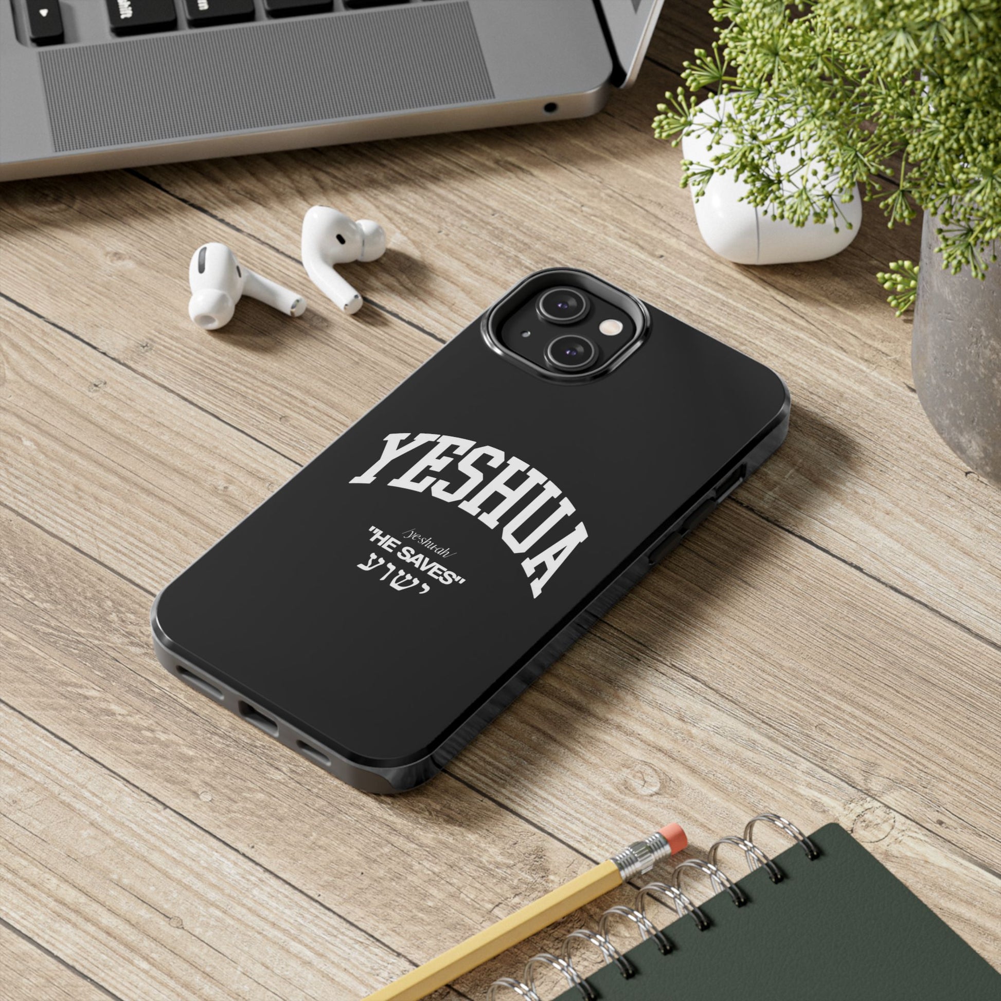 Yeshua He Saves Christian Theme Phone Cases for iPhones & Samsung Phones