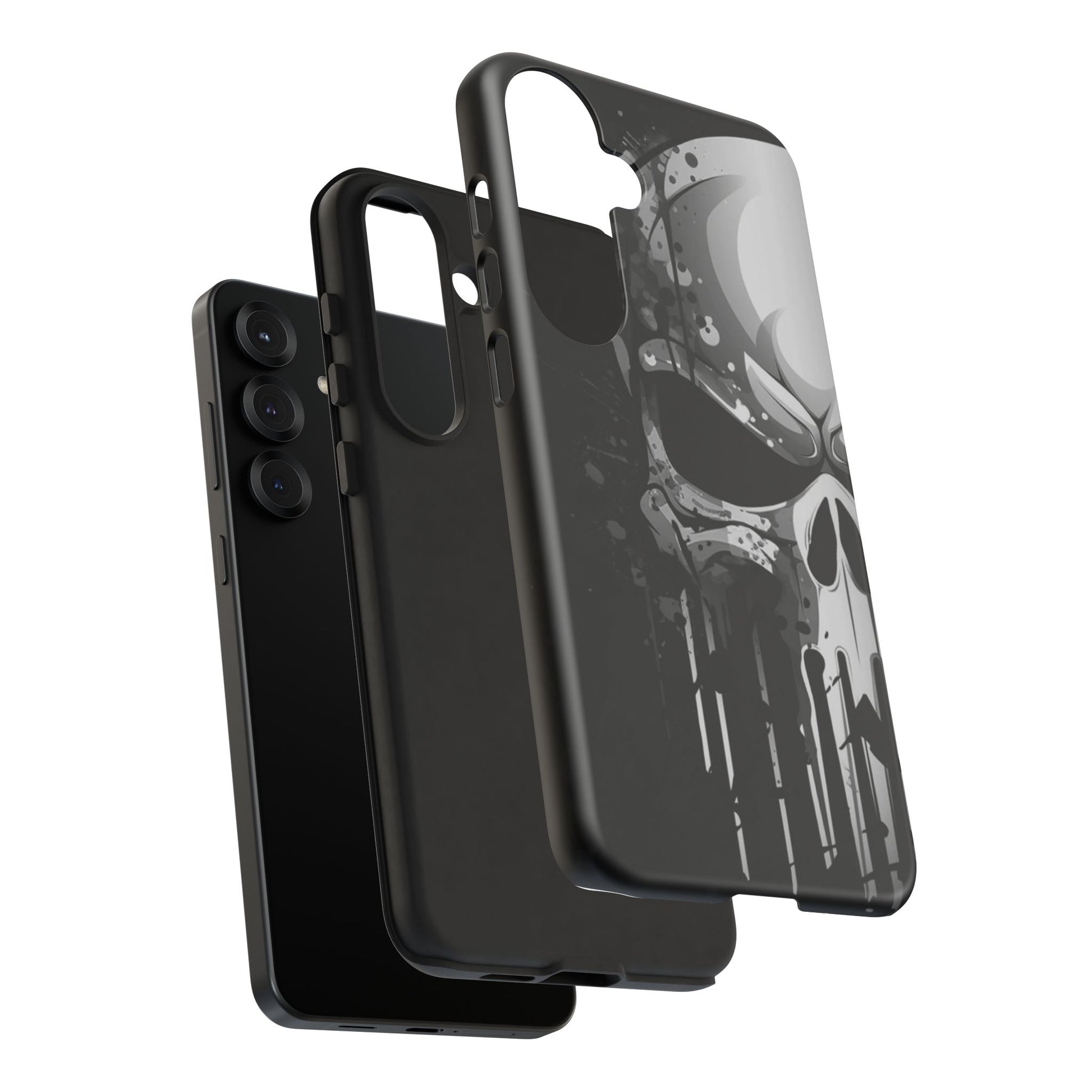Punisher Skull Tough Cases for iPhones, Samsung, and Pixel