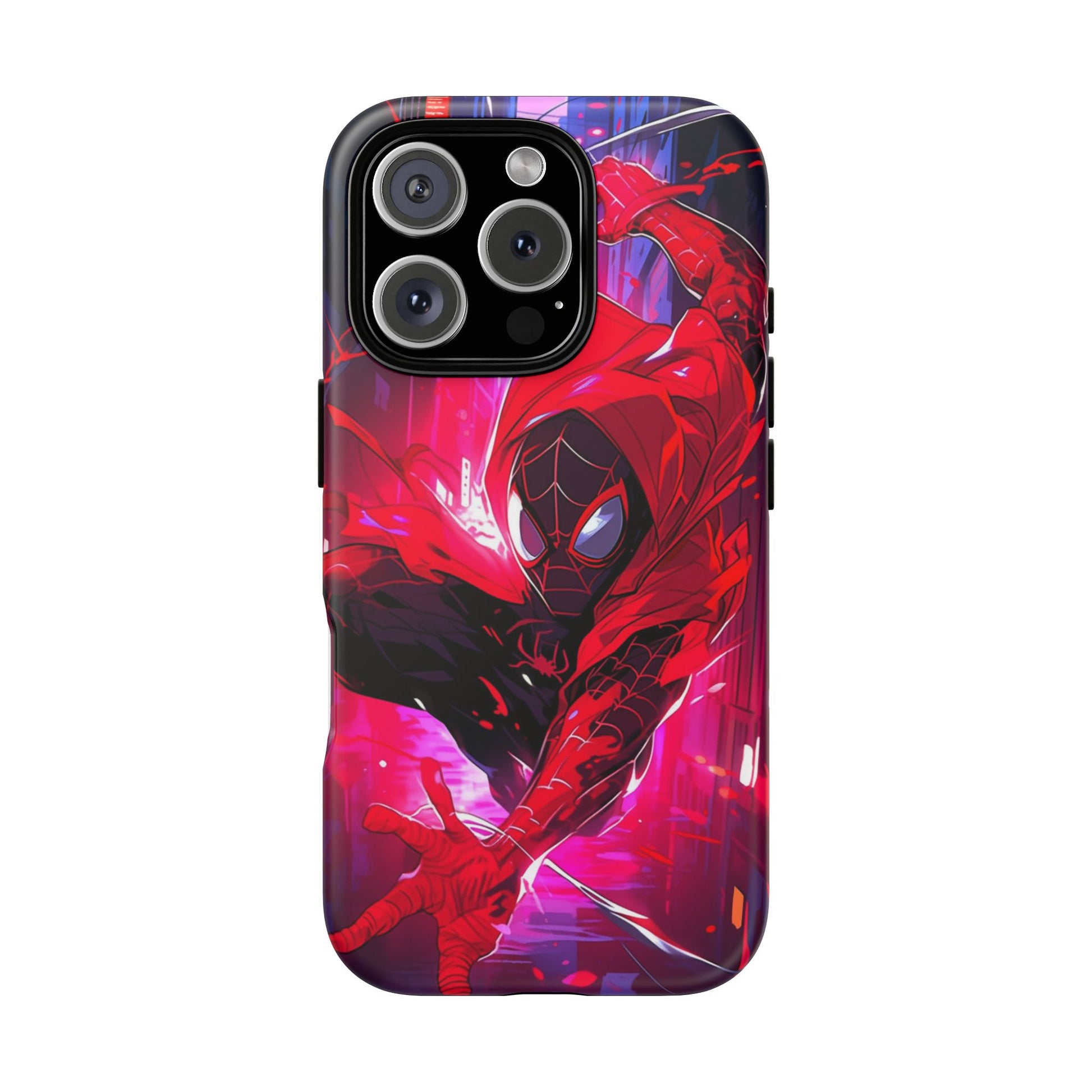 Miles Morales Spiderman Phone Case, Tough Cases for iPhones, Samsung, and Pixel
