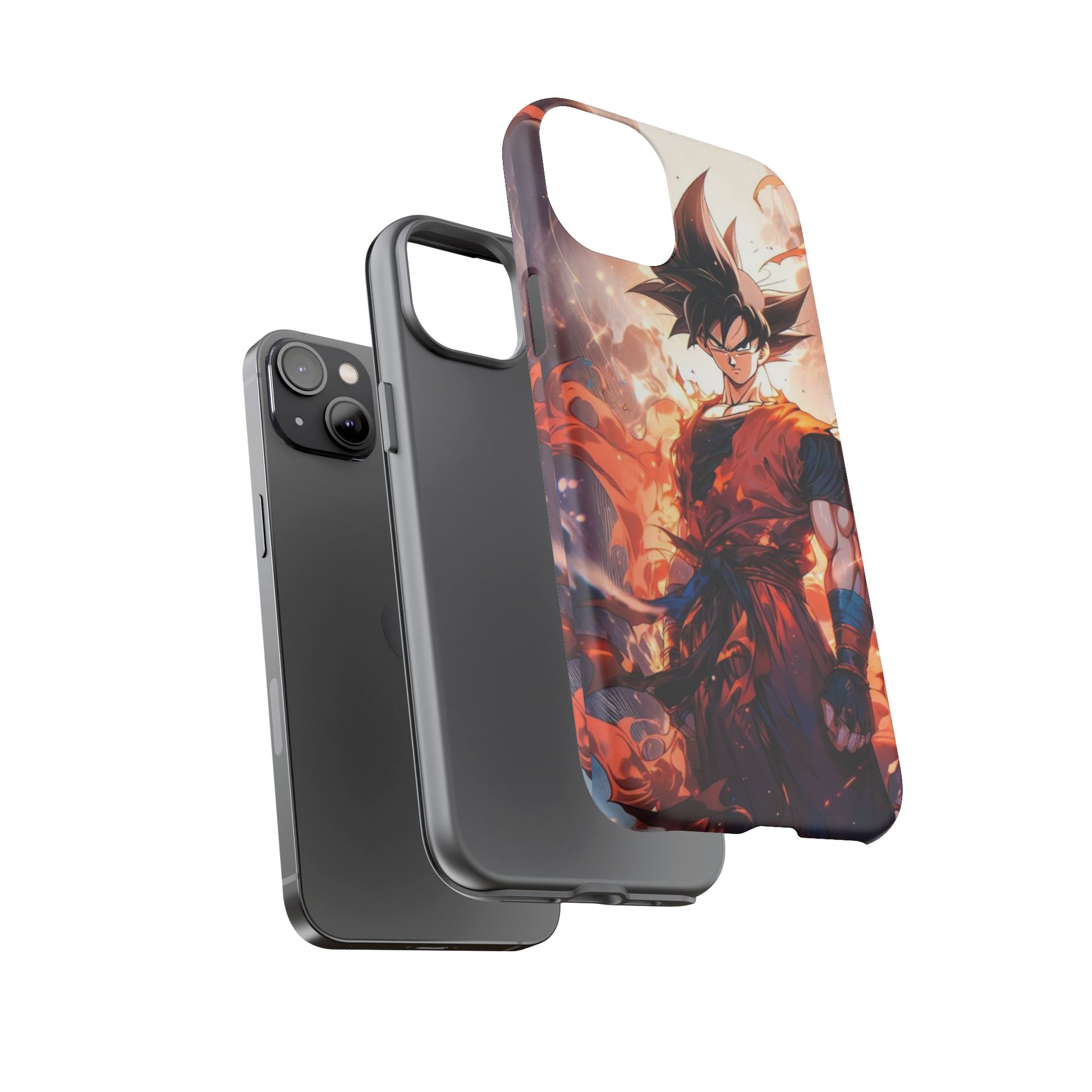 Anime Manga Dragon Ball Z Goku Tough Cases for iPhones, Samsung, and Pixel