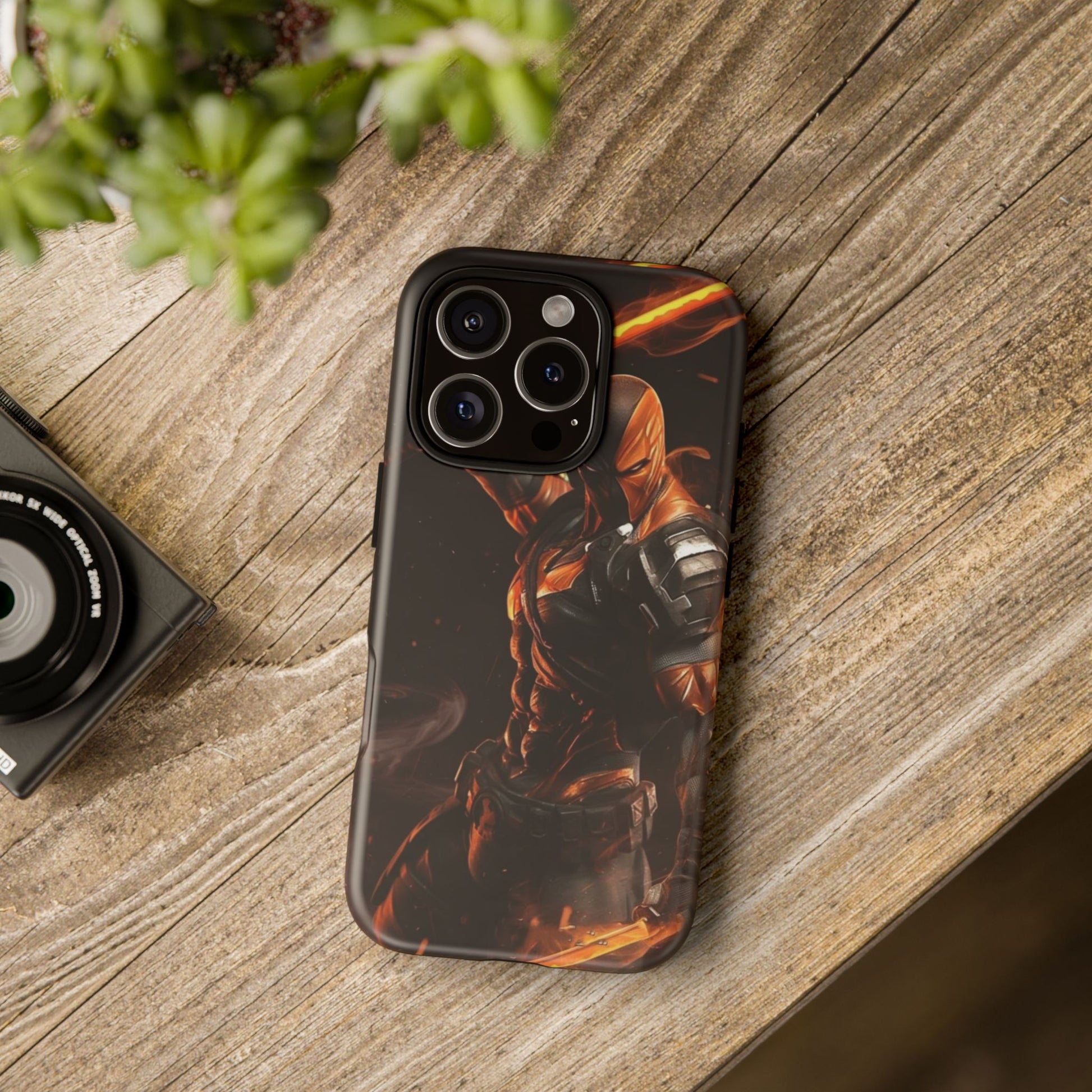 DC Comics Death Stroke Tough Cases for iPhones, Samsung, and Pixel