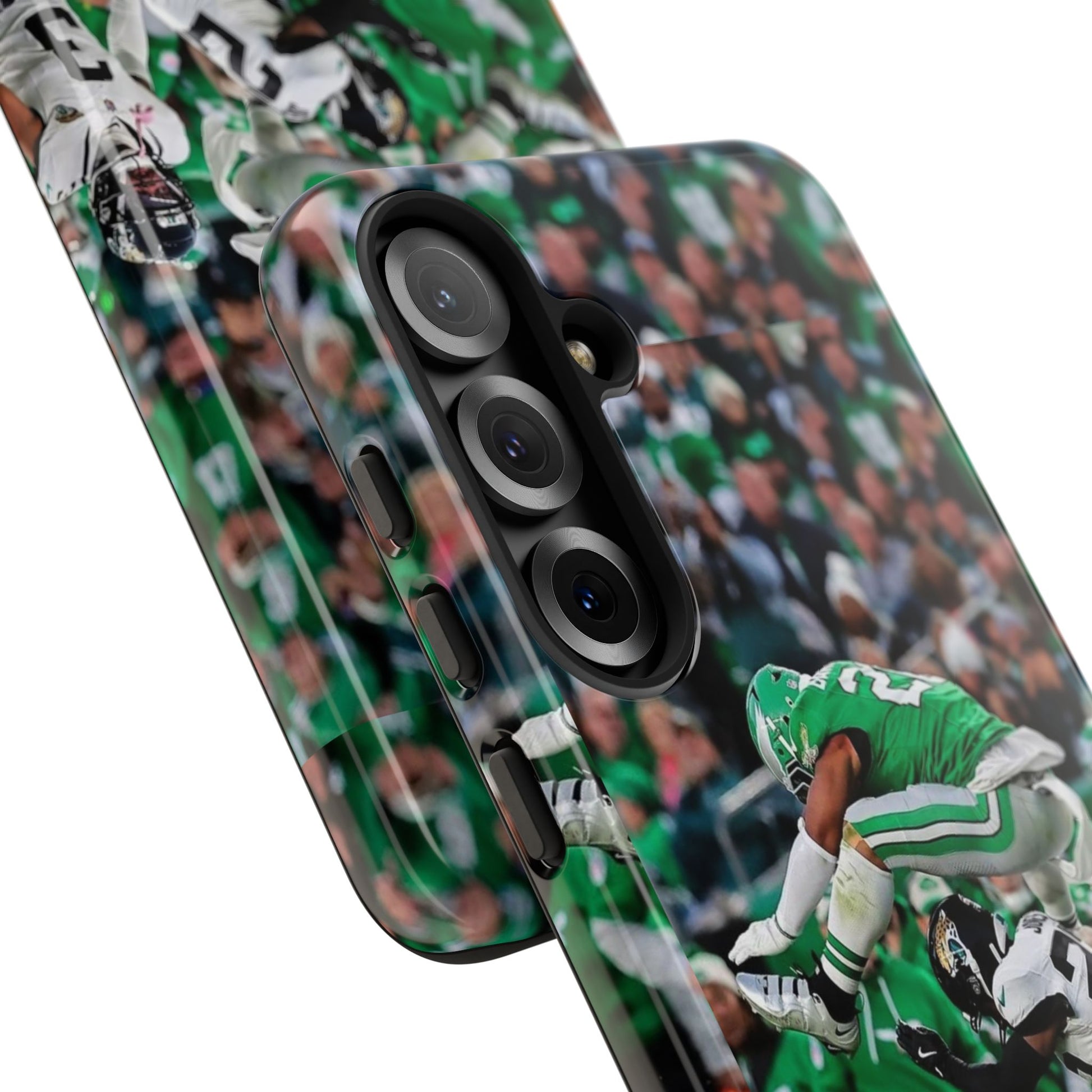 Saquon Barkley The Huddle Eagles Football Tough Cases for iPhones, Samsung, and Pixel