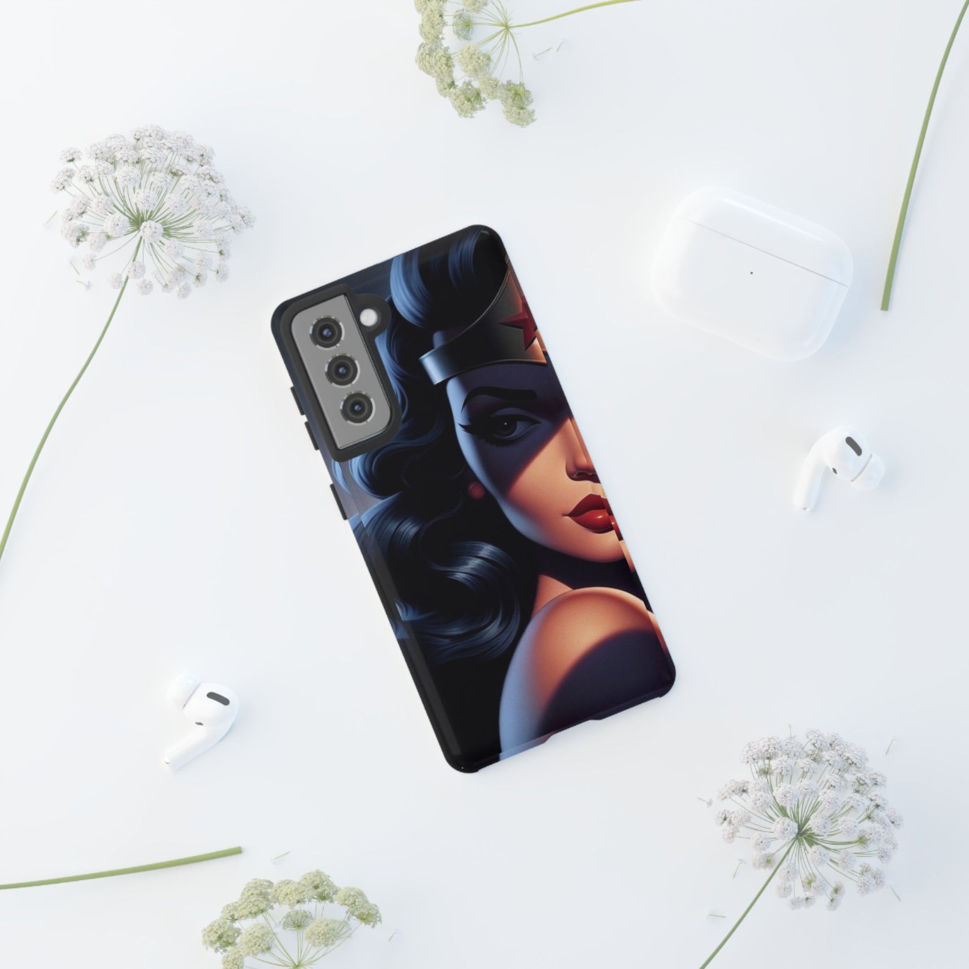 Classic Comics Wonder Woman Tough Cases for iPhones, Samsung, and Pixel