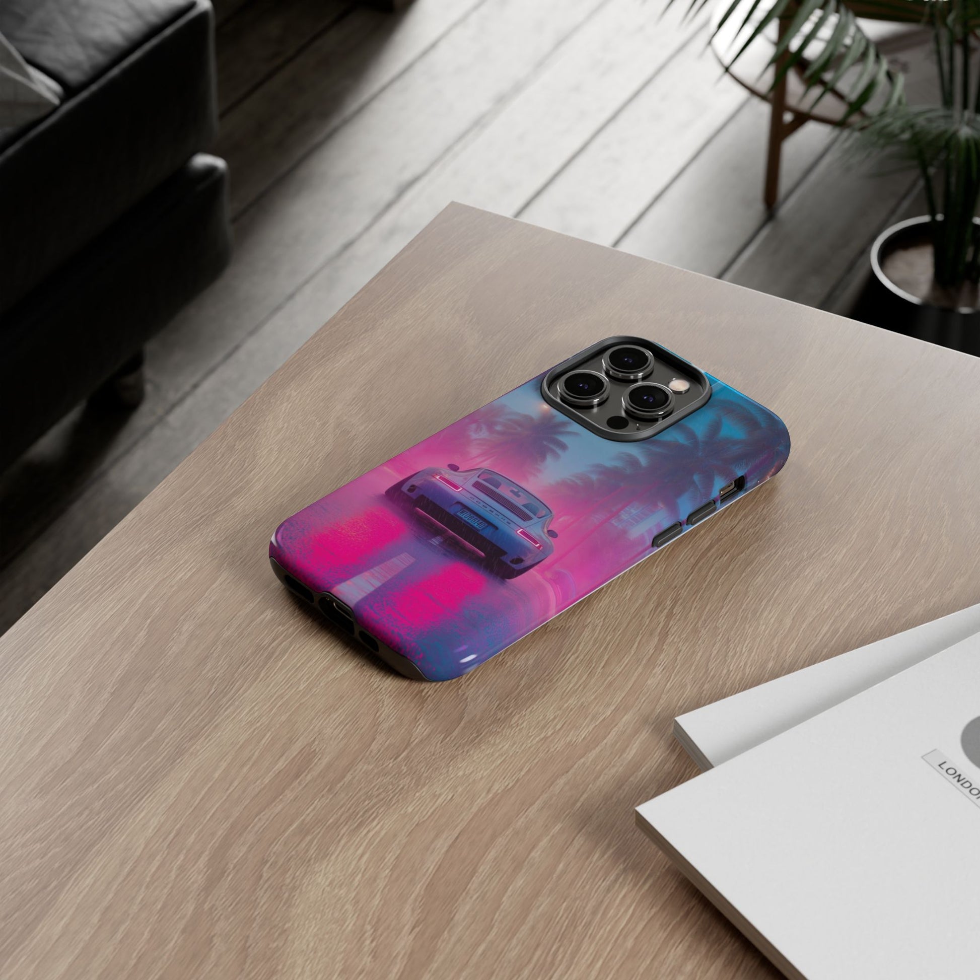 Miami Vice Porsche Phone Case for iPhone, Samsung Galaxy, & Pixel Phones