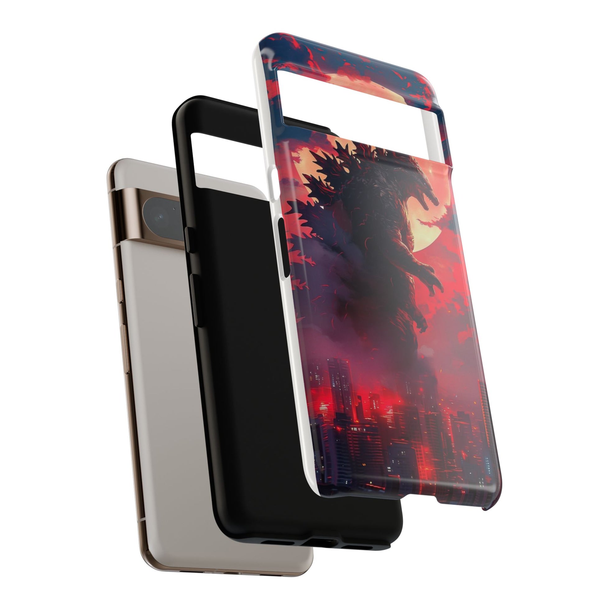 King of Monsters Godzilla Tough Phone Cases for iPhones, Samsung, and Pixel