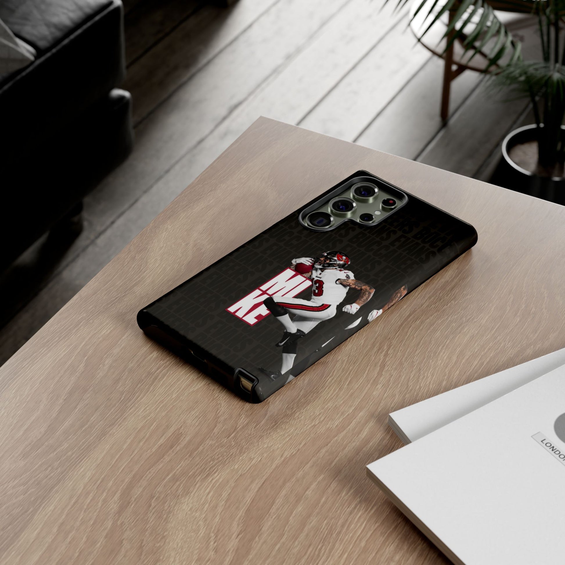 Mike Evans Football Tampa Bay Buccaneers Tough Cases for iPhones, Samsung, and Pixel