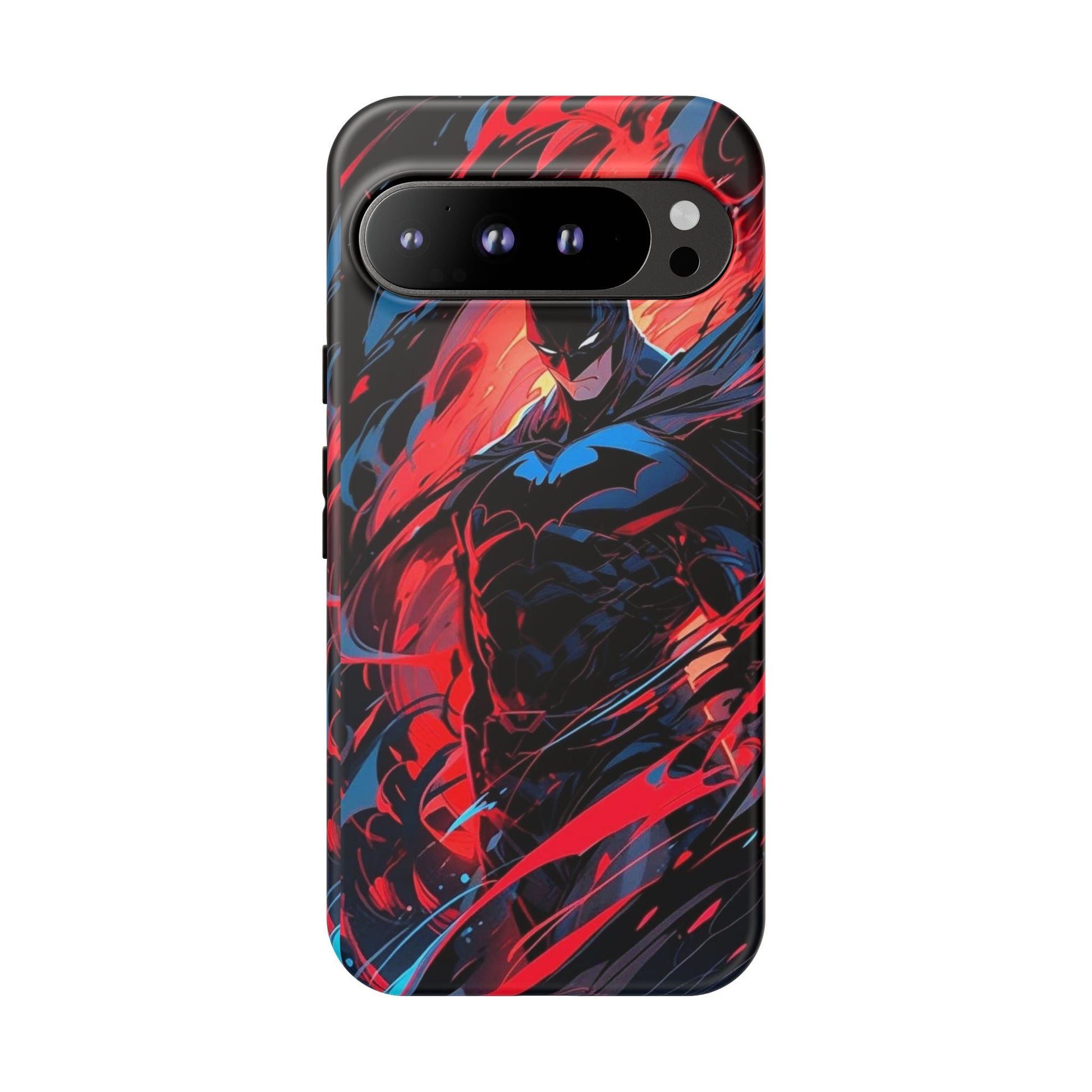 The Dark Knight Batman Art Tough Cases for iPhones, Samsung, and Pixel