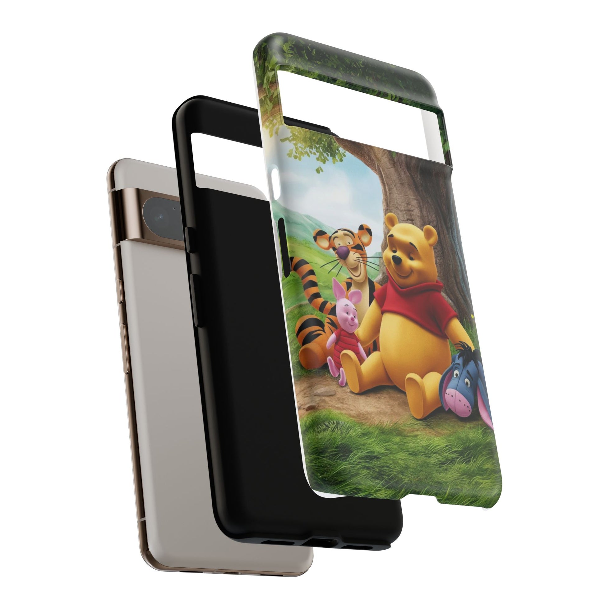 Cute Pooh Bear Phone Case, Tough Cases, Disney Phone for iPhones, Samsung, and Pixel
