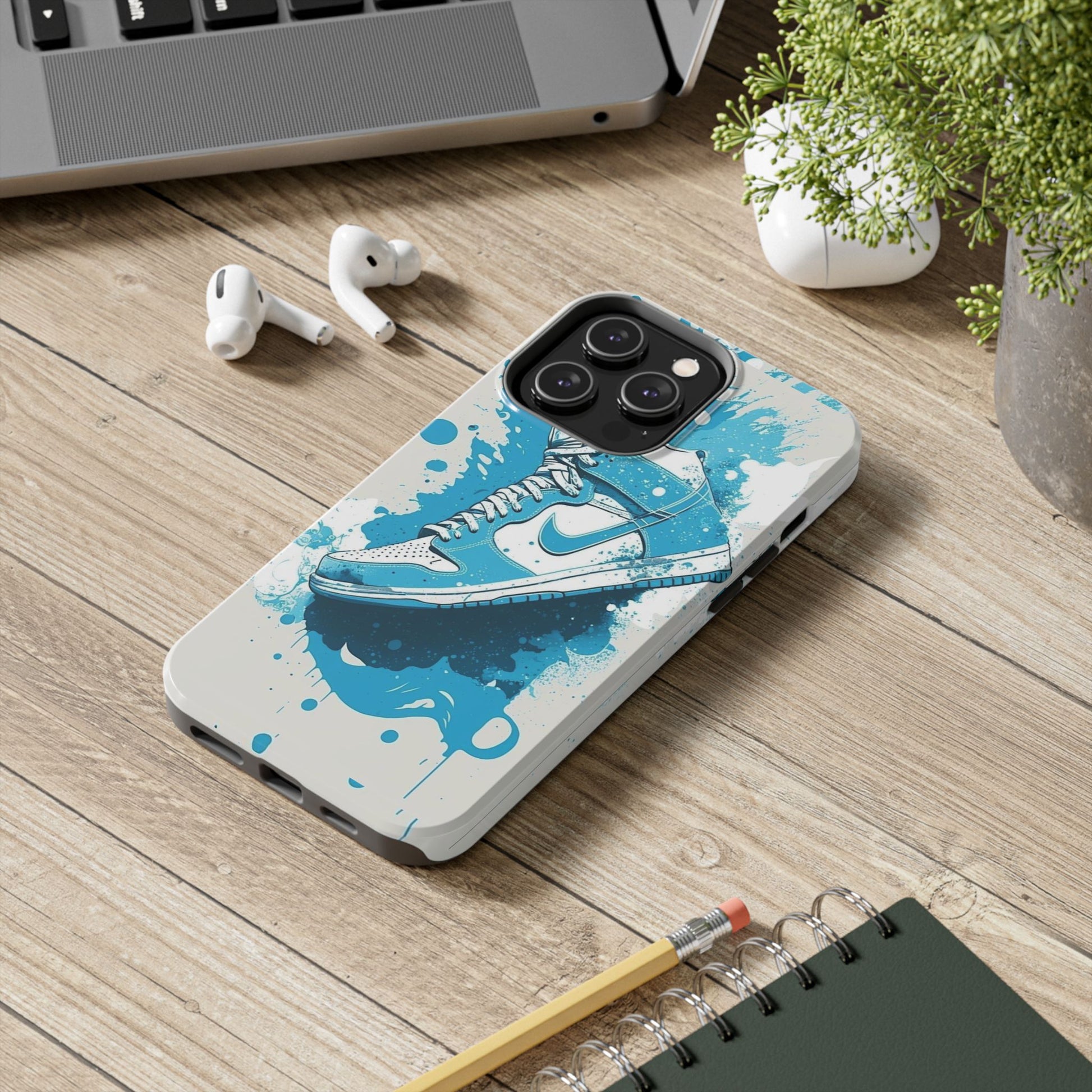 Baby Blue Jordan's Theme Phone Cases for Iphones & Samsung Phones