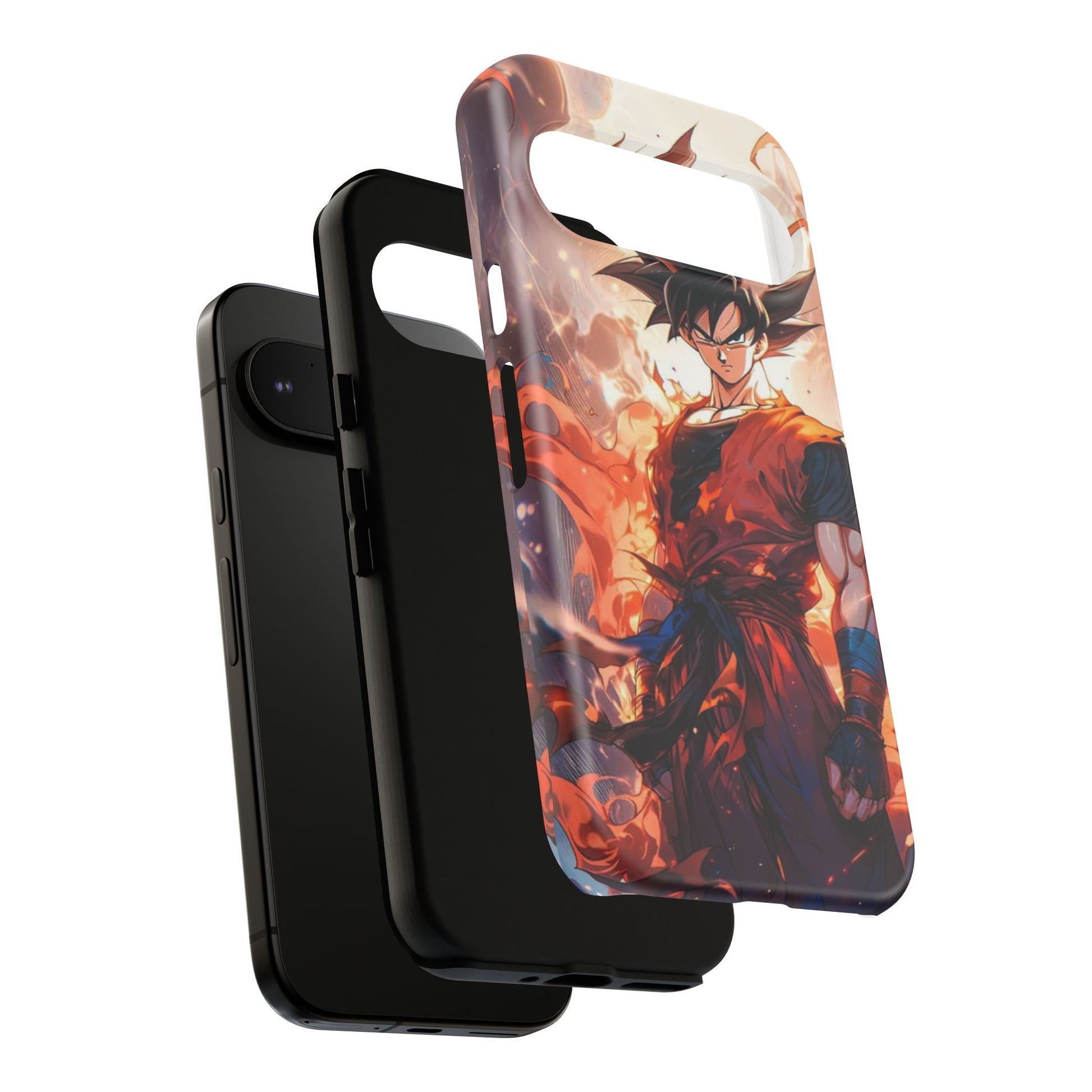 Anime Manga Dragon Ball Z Goku Tough Cases for iPhones, Samsung, and Pixel