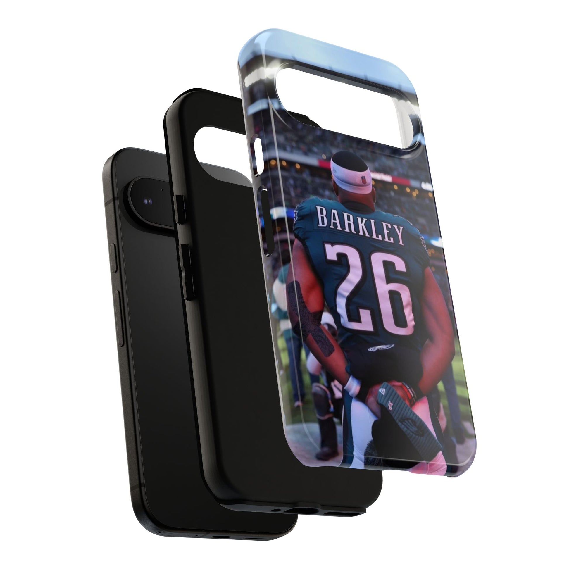 Eagles Football Saquon Barkley Tough Cases for iPhones, Samsung, and Pixel